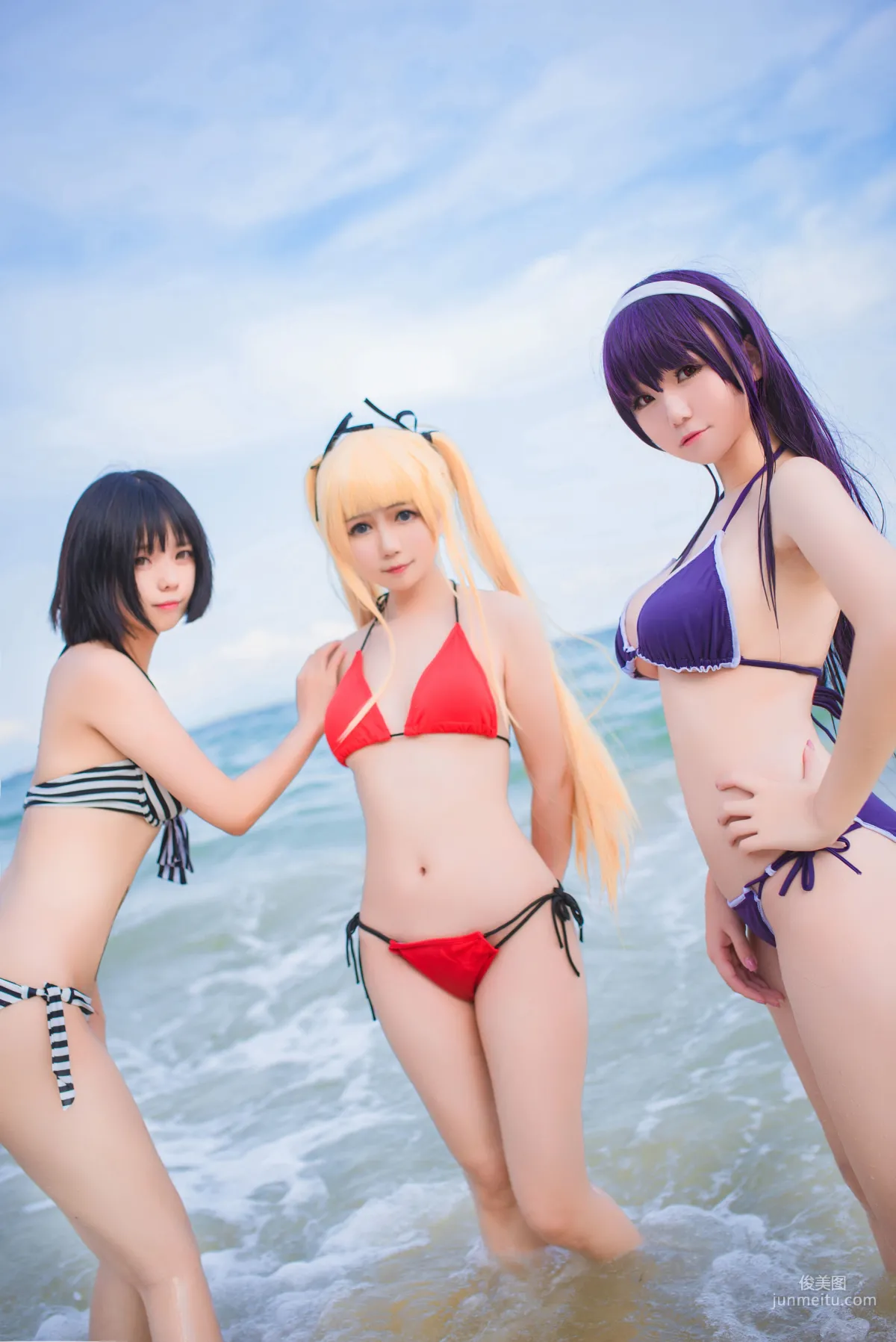 Baijin Saki Swimsuit [Sexy Cosplay] Photo Set photo 1