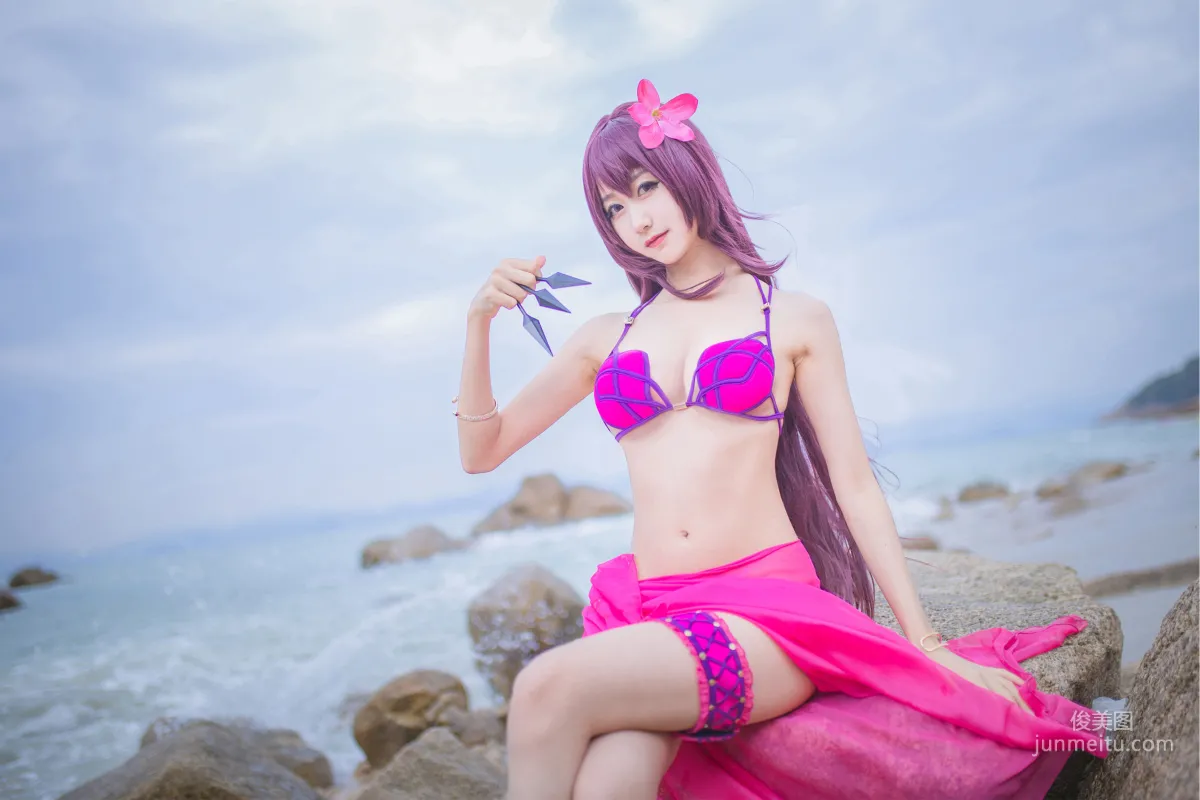 木绵绵OwO《沙滩斯卡哈》 [COSER美女] 写真集1