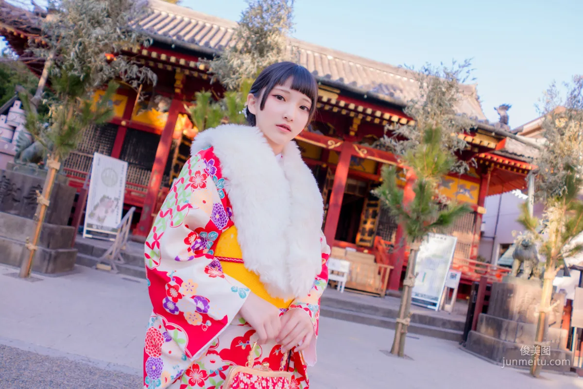 COSER小丁《和服+猫女女仆》 [Fantasy Factory] 写真集4