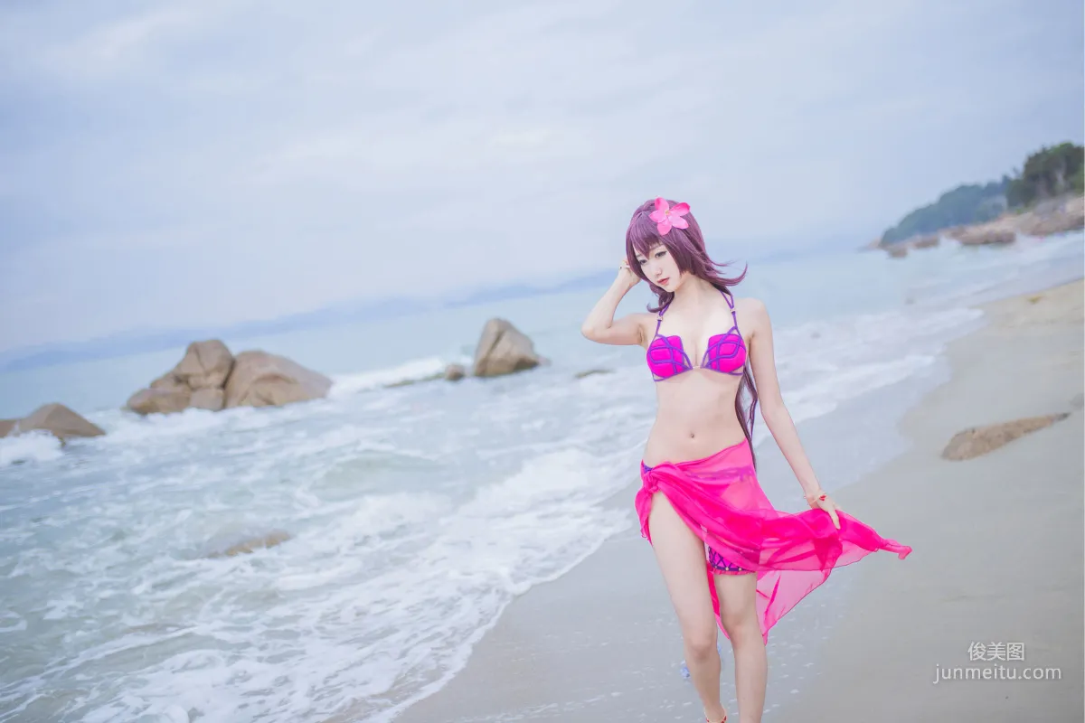木绵绵OwO《沙滩斯卡哈》 [COSER美女] 写真集9