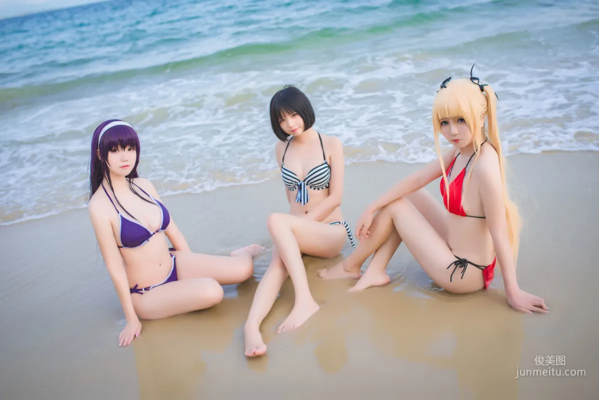 Baijin Saki Swimsuit [Sexy Cosplay] Photo Set photo 4