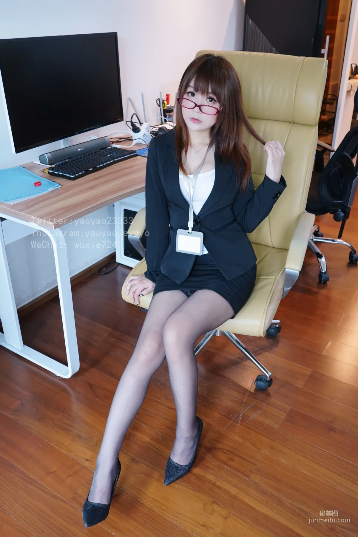 摇摇乐yoyo《小秘书丝》 [COSPLAY美女] 写真集6