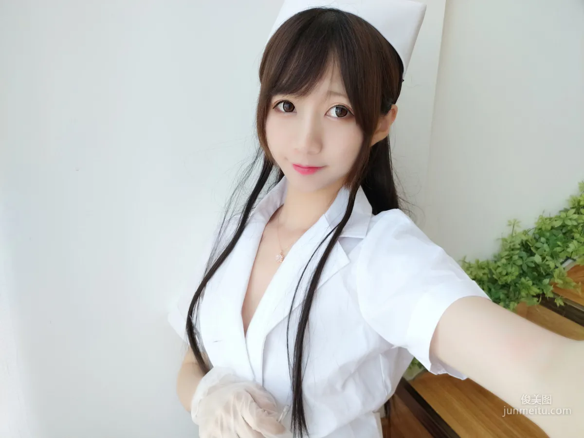 NAGISA Mo Wumiao Self-Shoot Series White Stockings Nurse [Cosplay Beauty] Photo Set photo 19