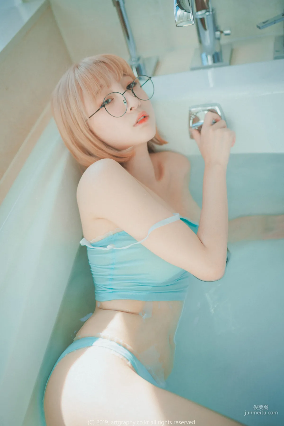 Big Bust Beauty Jiang Renqing, Lace Lingerie + Camisole [ARTGRAVIA] Photo Set photo 50