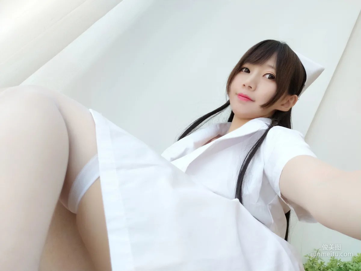 NAGISA Mo Wumiao Self-Shoot Series White Stockings Nurse [Cosplay Beauty] Photo Set photo 22