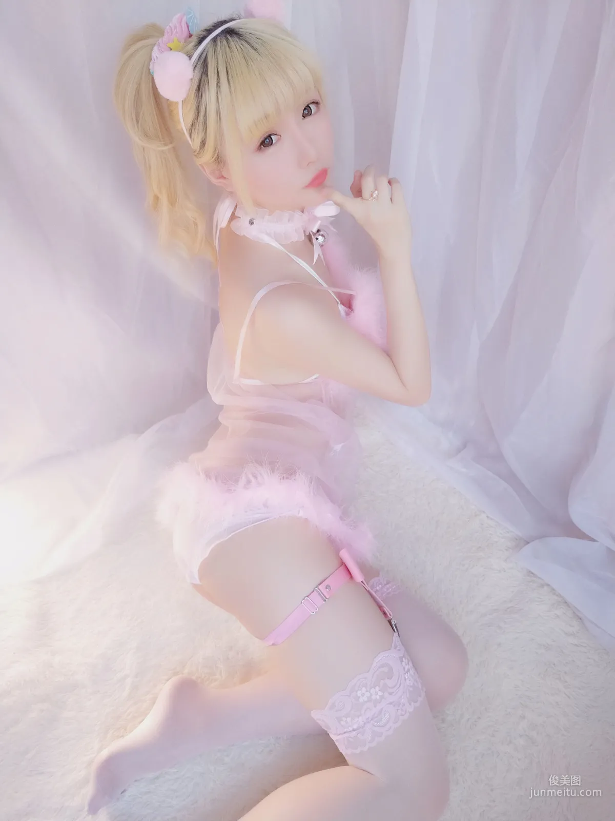 Xingzhi Chichi, Strawberry Pajamas Set, [Welfare COSPLAY] Photo Set photo 46