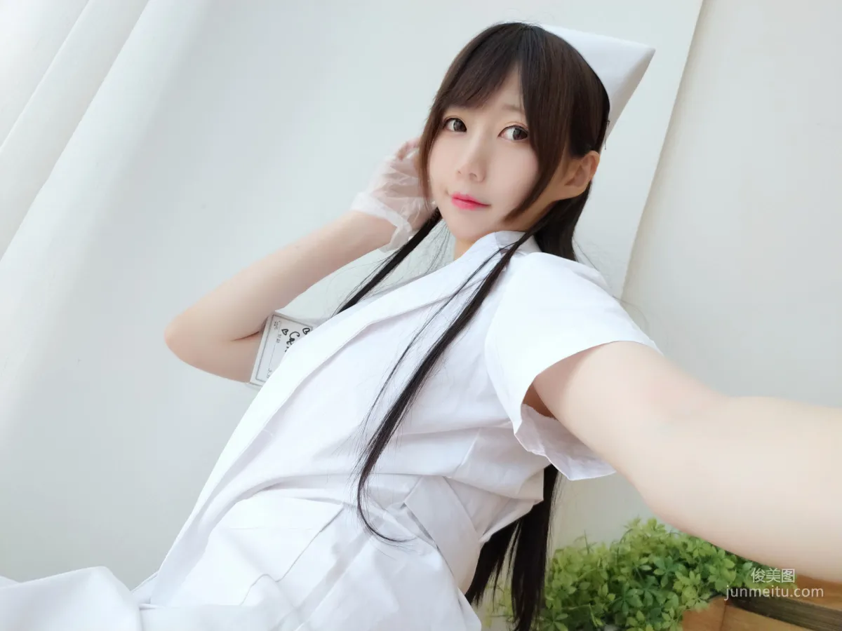 NAGISA Mo Wumiao Self-Shoot Series White Stockings Nurse [Cosplay Beauty] Photo Set photo 21