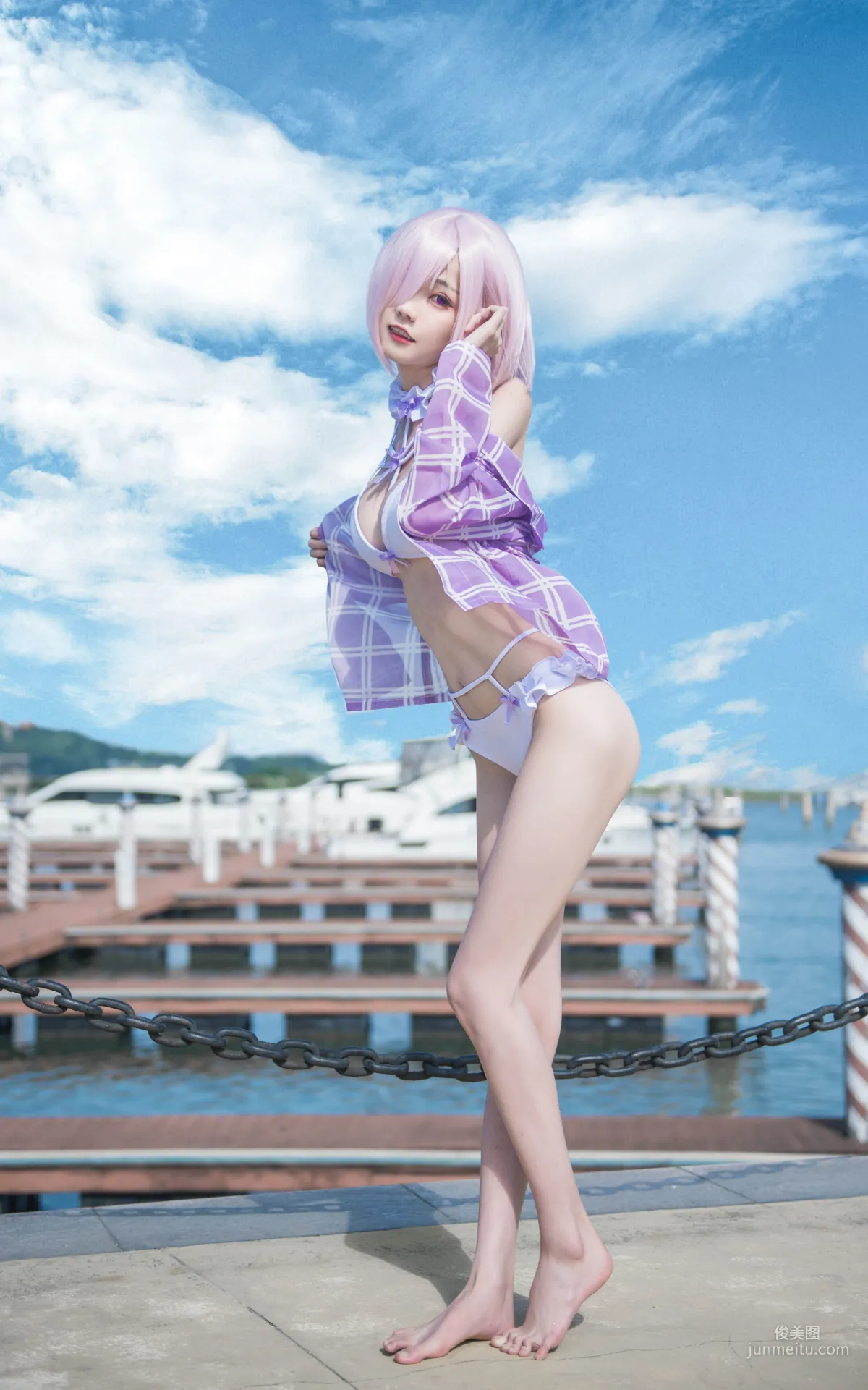 COSER你的负卿 《玛修泳装》  [COSPLAY福利] 写真集1