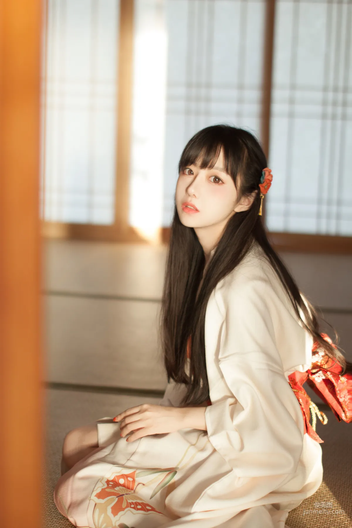 Shika Xiao Lulu, Kimono [Cosplay Fan Service] Photo Set photo 12