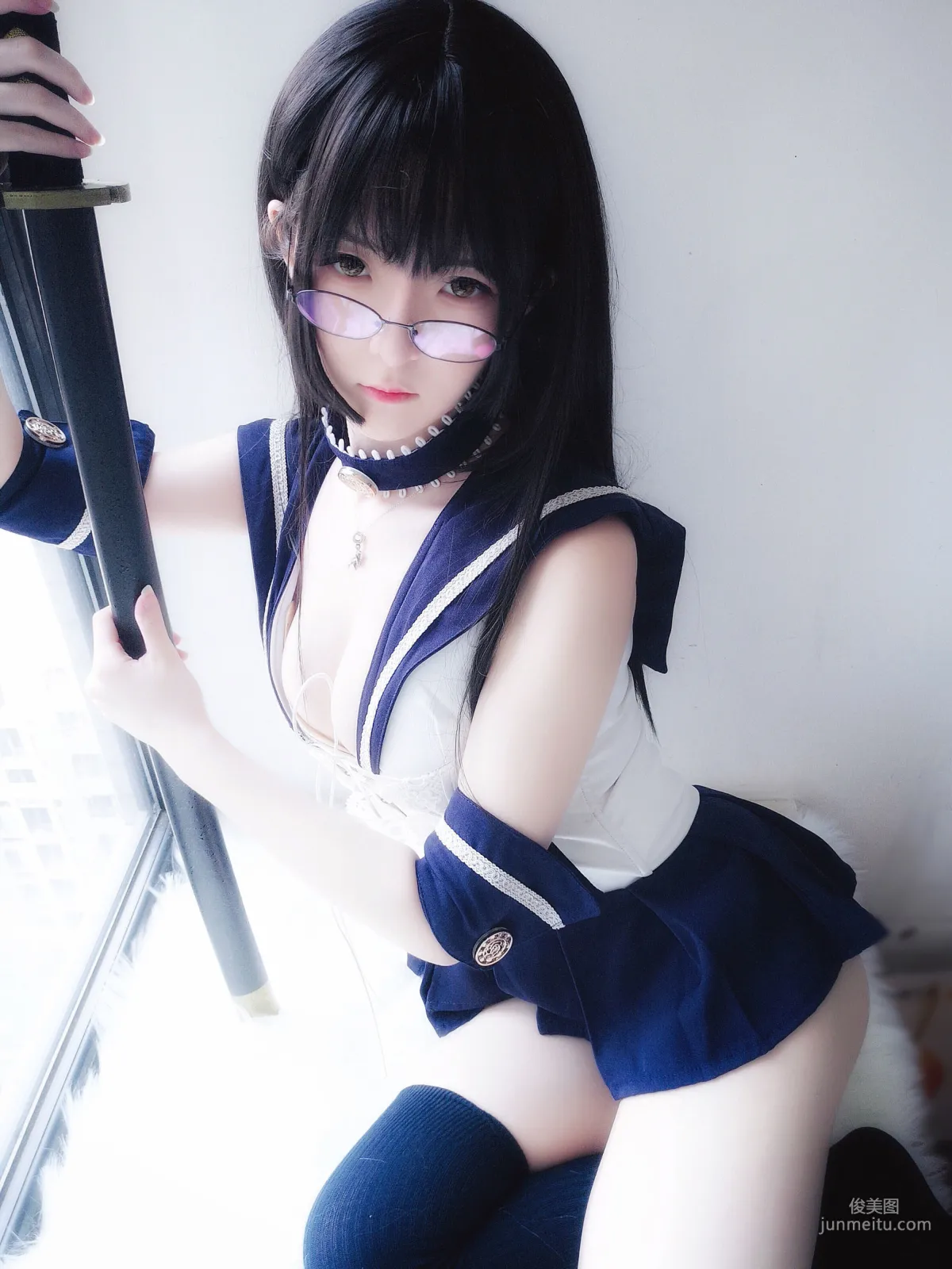 一小央泽《武士刀与水手服》 [COSPLAY美女] 写真集1