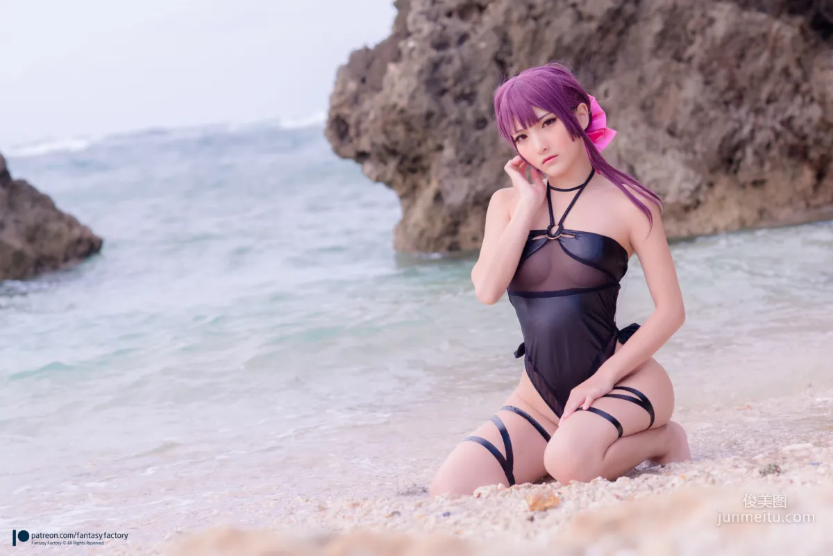 COSER小丁《海滩风情》 [Fantasy Factory] 写真集14