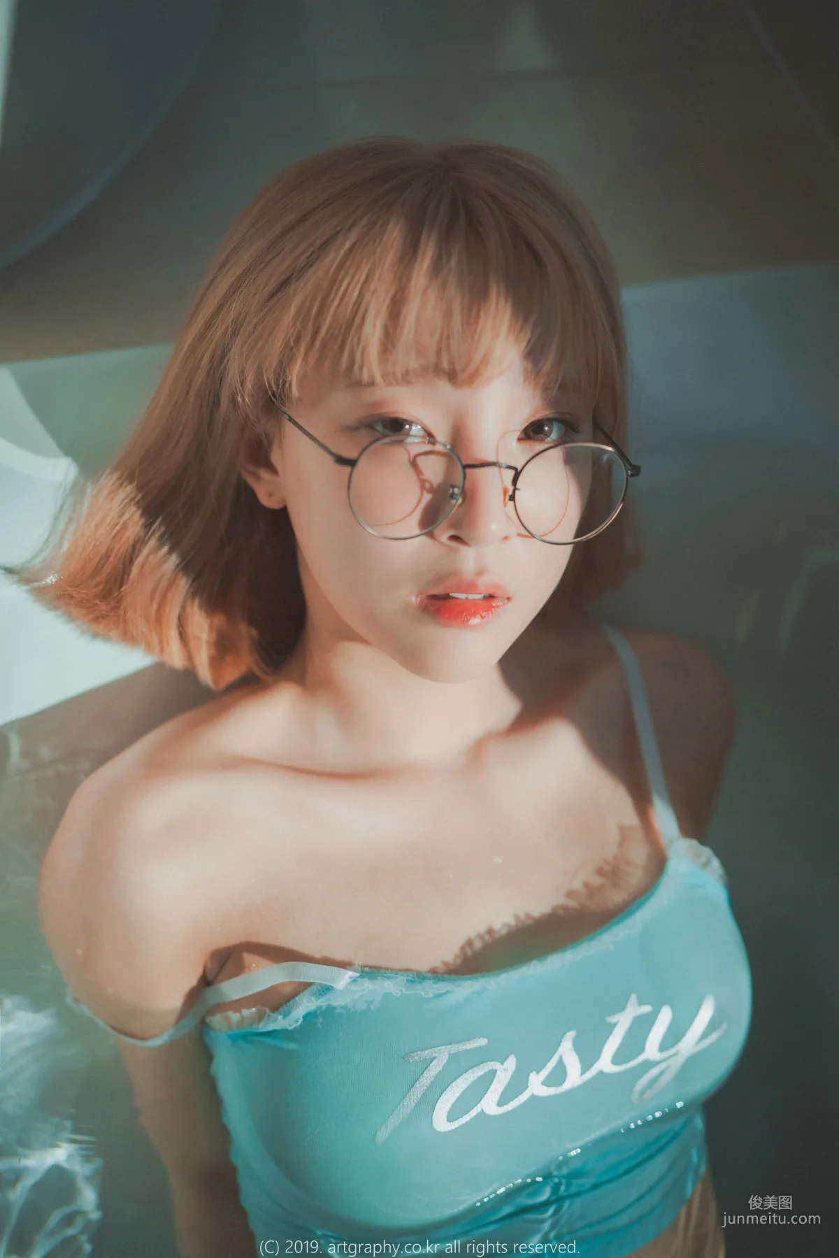 Big Bust Beauty Jiang Renqing, Lace Lingerie + Camisole [ARTGRAVIA] Photo Set photo 47