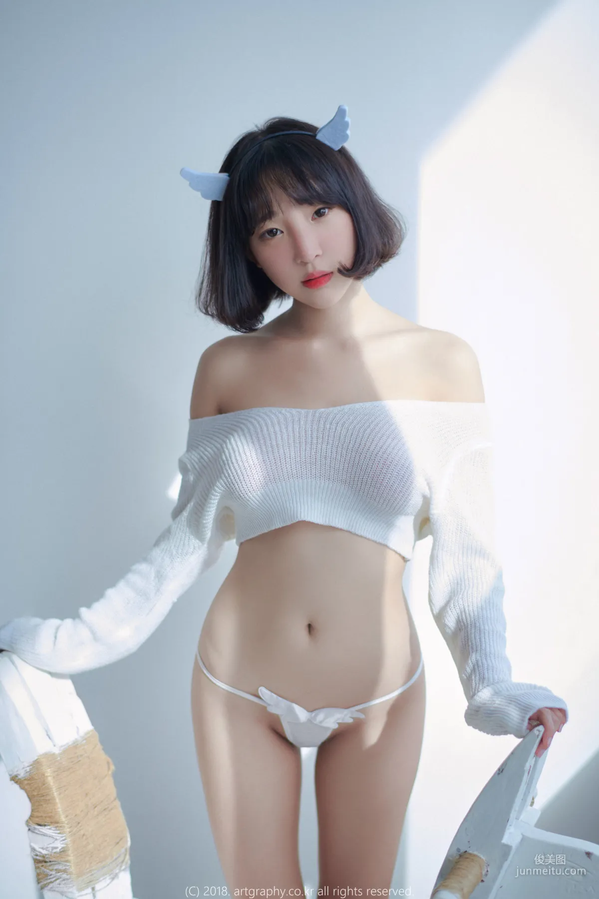 Jiang Renqing White Cat Girl + Cow Beauty [Web Idols] VOL.039 Photo Set photo 1