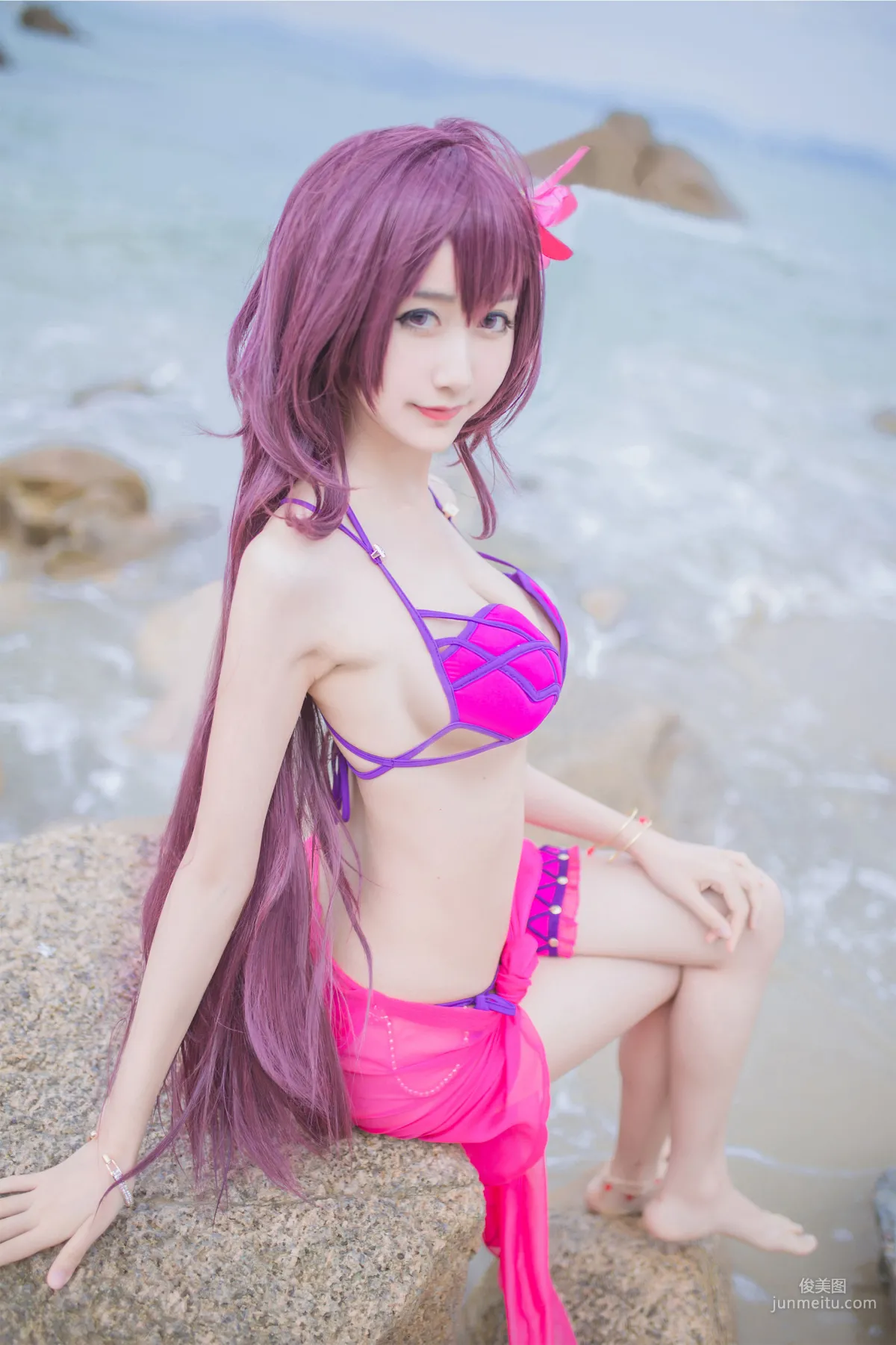 木绵绵OwO《沙滩斯卡哈》 [COSER美女] 写真集3