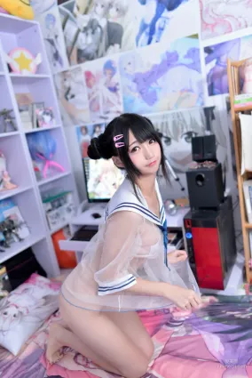 Nagesa魔物女《透視水手服+丁字褲》 [COSPLAY福利] 寫真集