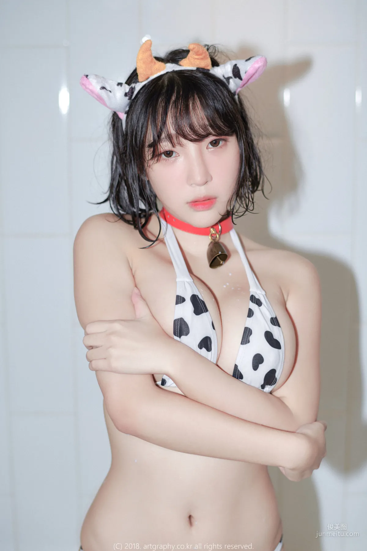 Jiang Renqing White Cat Girl + Cow Beauty [Web Idols] VOL.039 Photo Set photo 43
