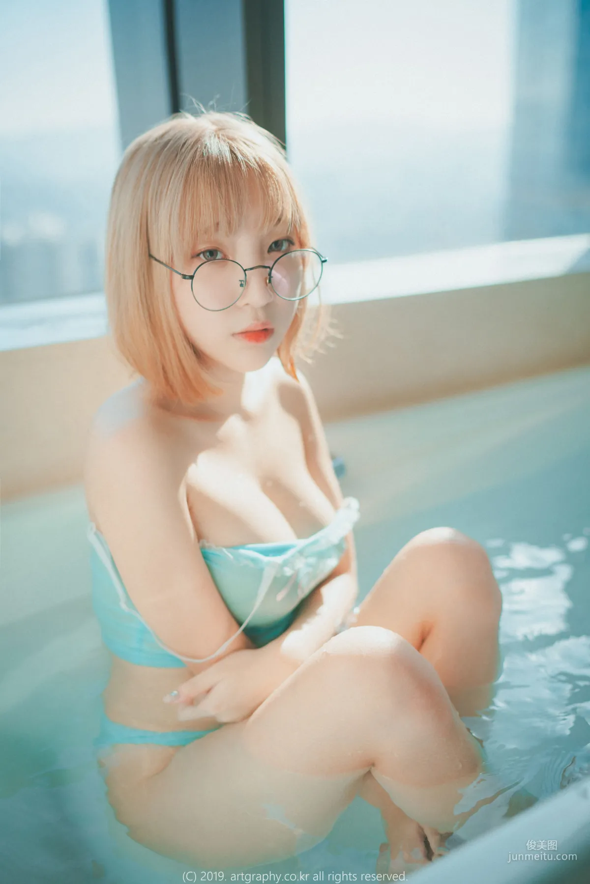 Big Bust Beauty Jiang Renqing, Lace Lingerie + Camisole [ARTGRAVIA] Photo Set photo 52