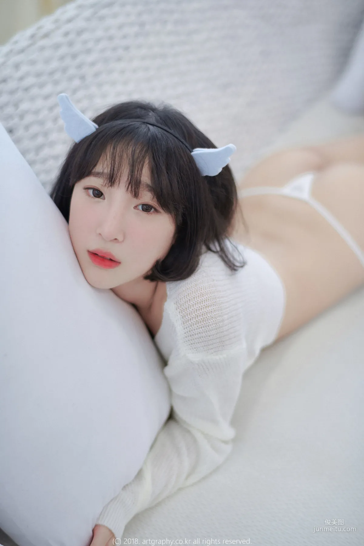 Jiang Renqing White Cat Girl + Cow Beauty [Web Idols] VOL.039 Photo Set photo 12