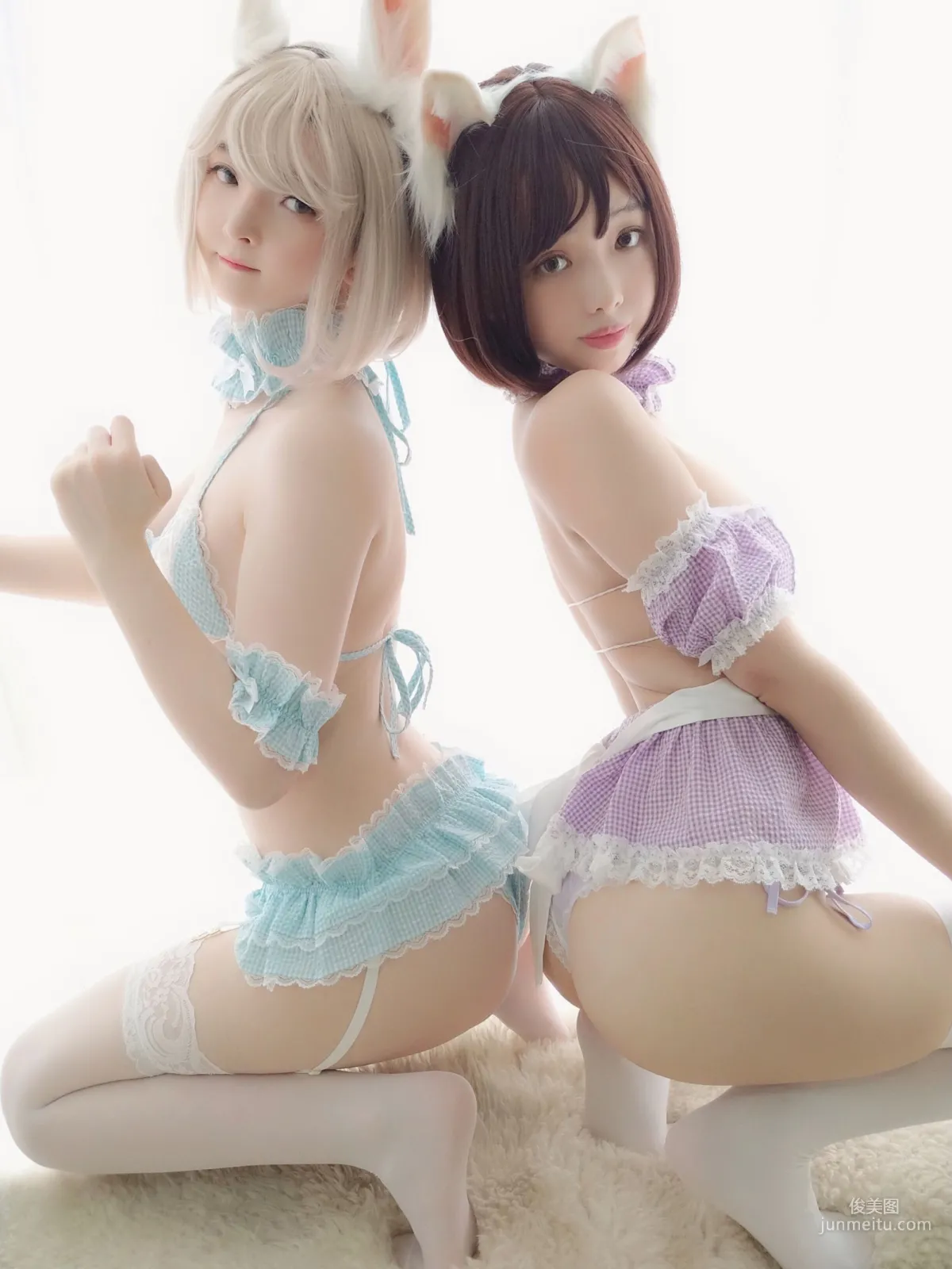 Yixiao Yangze & COSER Wenmei Bujiang Daoli 'Windbell Flower and Lavender' [COSPLAY] Photo Set photo 28