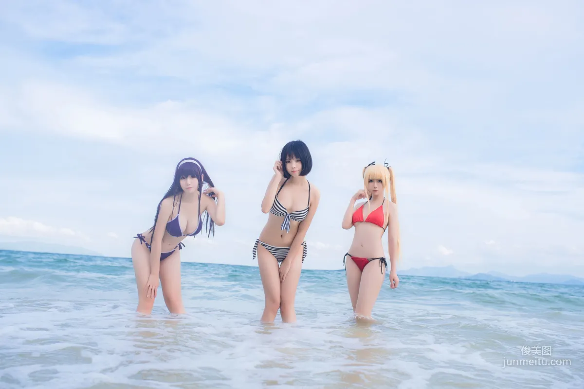 Baijin Saki Swimsuit [Sexy Cosplay] Photo Set photo 14