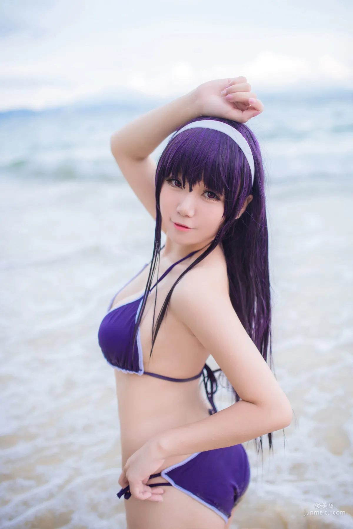 Baijin Saki Swimsuit [Sexy Cosplay] Photo Set photo 25