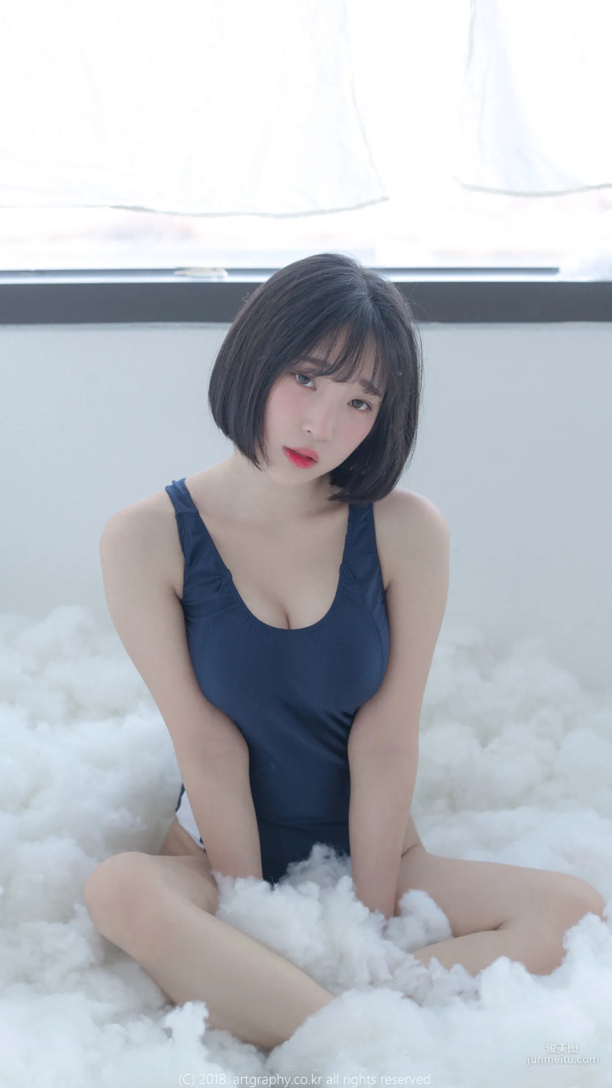 Girl Jiang Renqing, School Swimsuit and Balcony Private Shoot [ARTGRAVIA] VOL.045 Photo Set photo 4