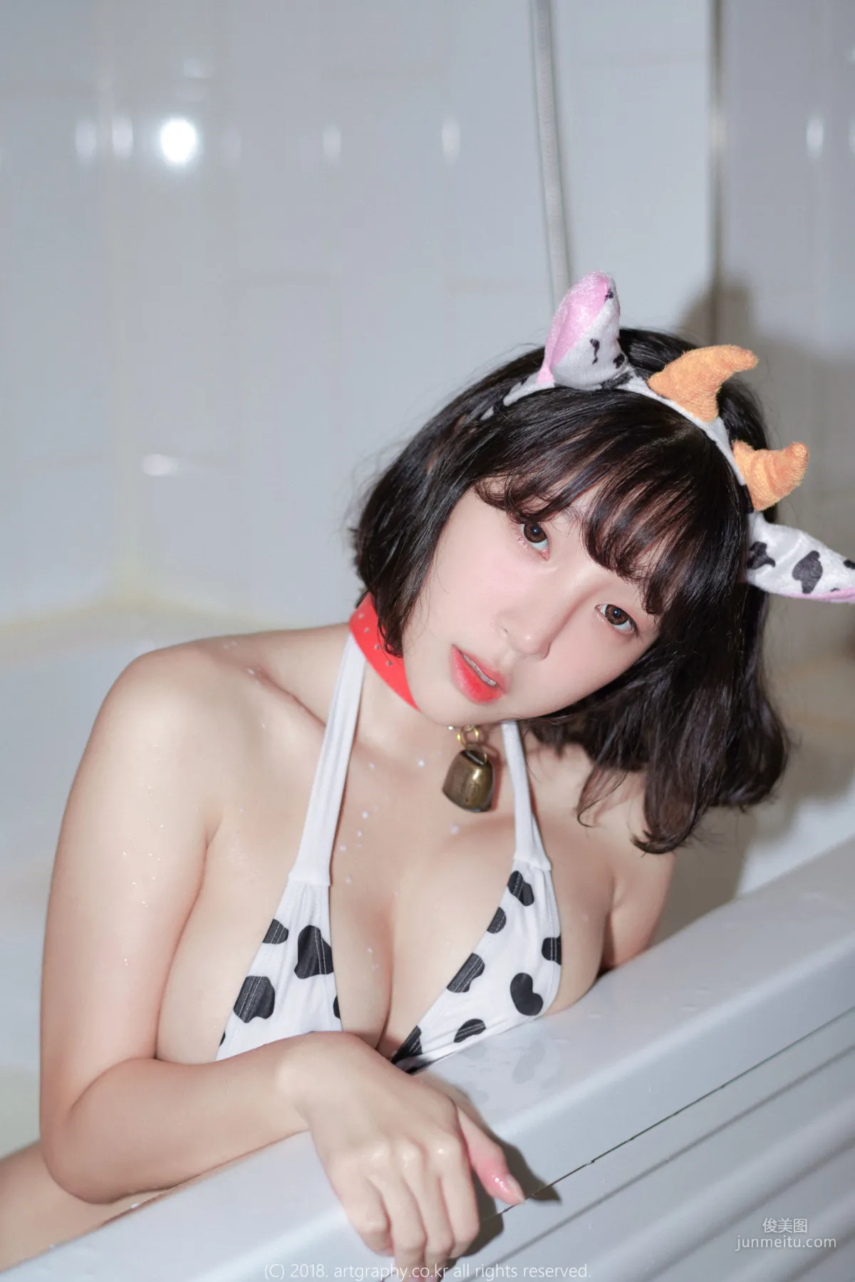 Jiang Renqing White Cat Girl + Cow Beauty [Web Idols] VOL.039 Photo Set photo 29