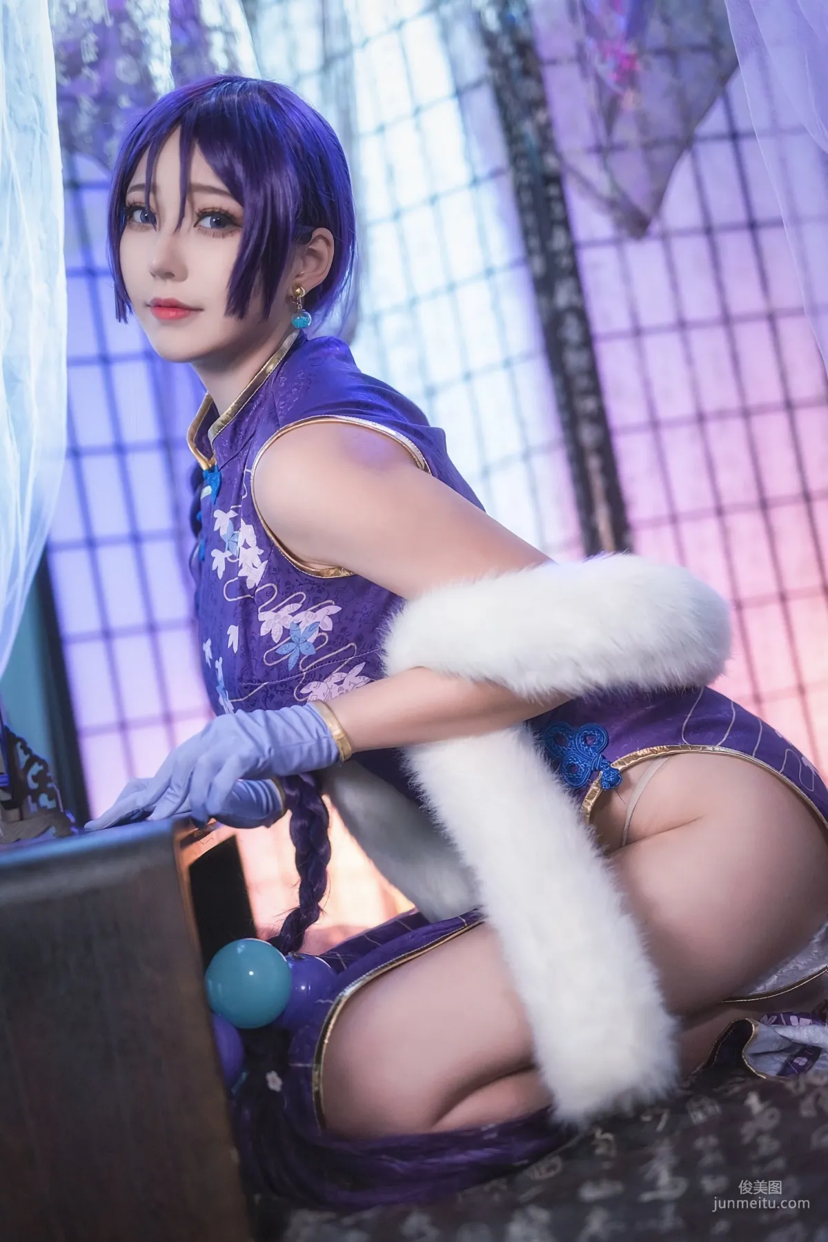 Mengmei Junye tako, FGO Nai Guang Cheongsam [COSPLAY Fan Benefits] Photo Set photo 17