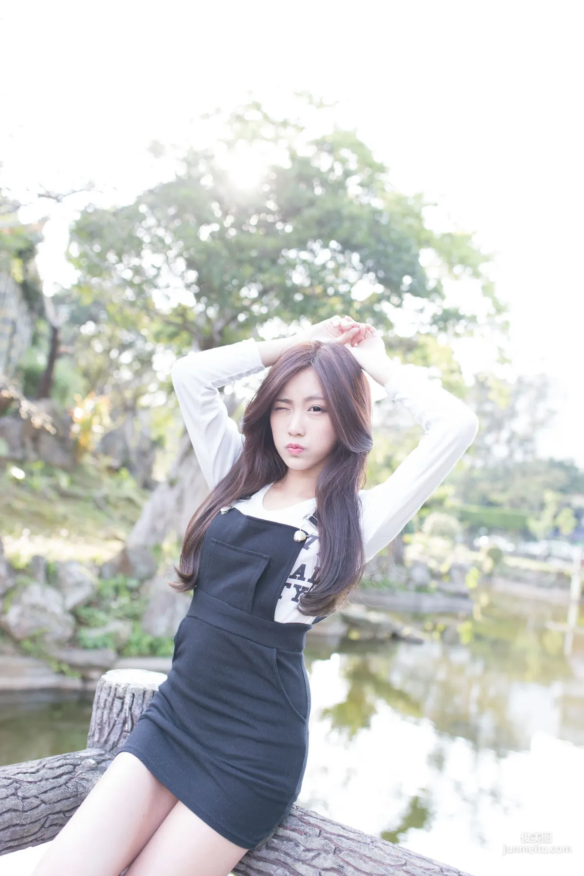 Zhang Chushan, Taipei Zhongshan Station McDonald's, School Beauty Goddess Park Fresh Outdoor Shoot Photo Set photo 29