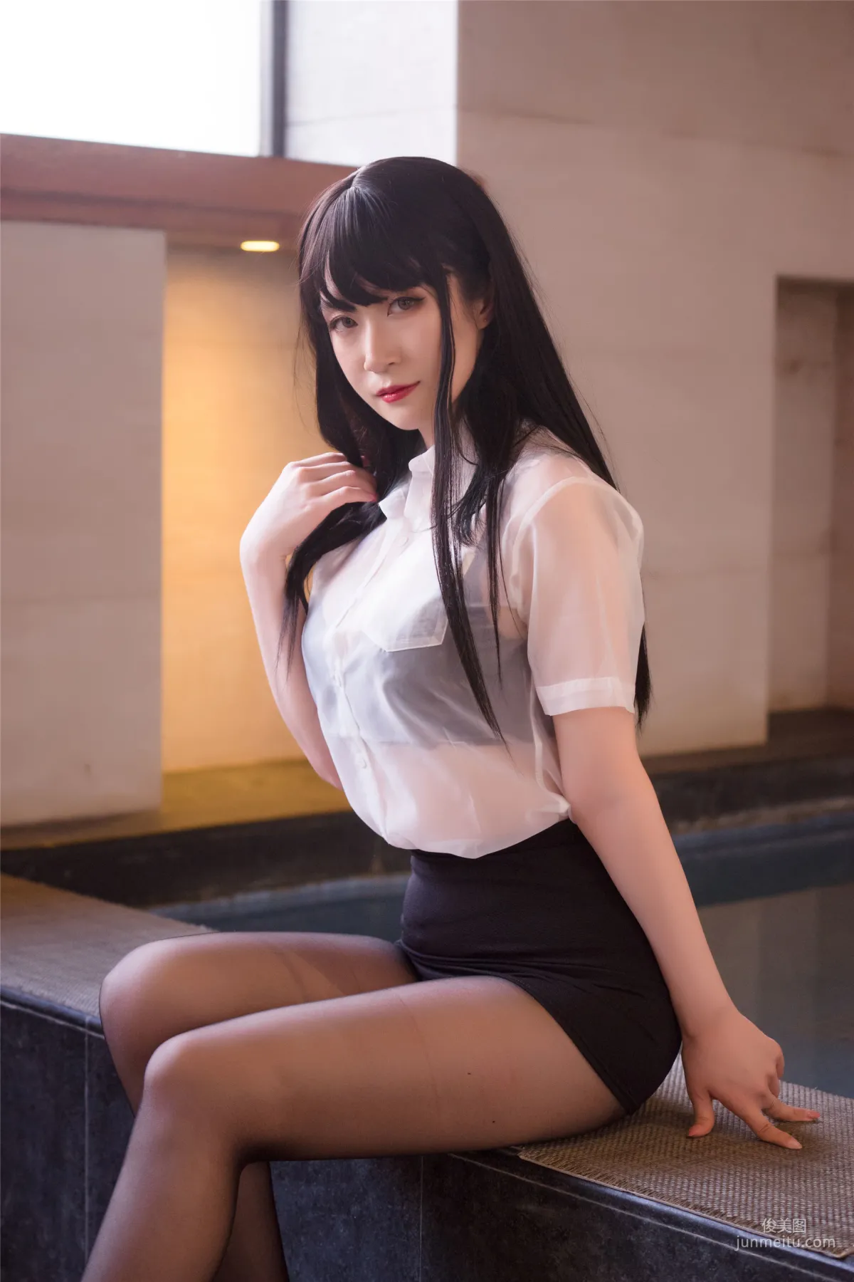 COSER Baiyin 81 & Yao Yaole, Sisters Silk Seduction [Cosplay Bonus] Photo Set photo 93