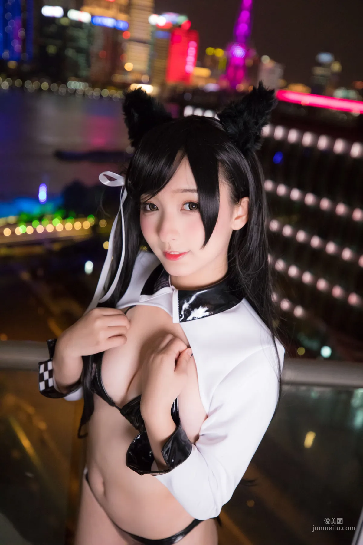 Shenle Banzhen Dong, ATAGO-LATEX VER (Latex Stockings) [Cosplay Bonus] Photo Set photo 45