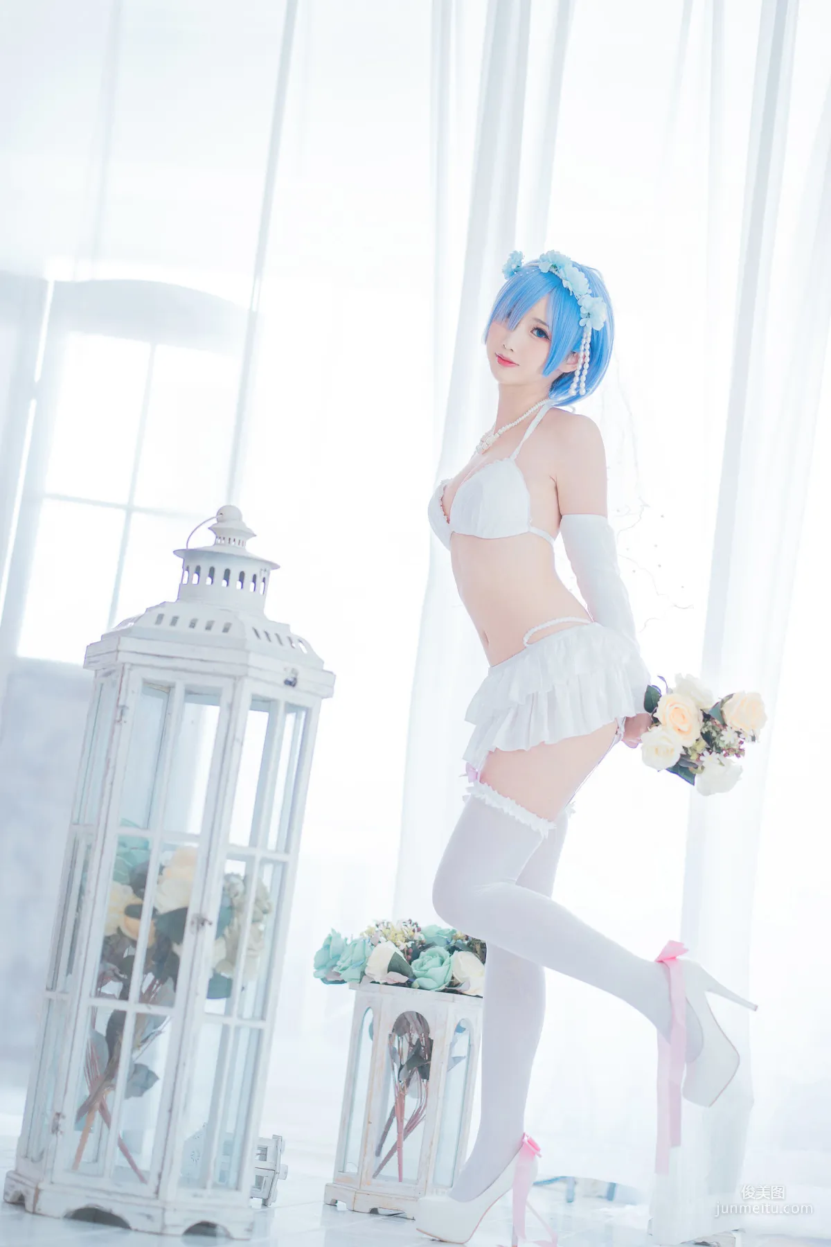 Mianbing Xianer Bride Rem [Cosplay] Photo Set photo 14