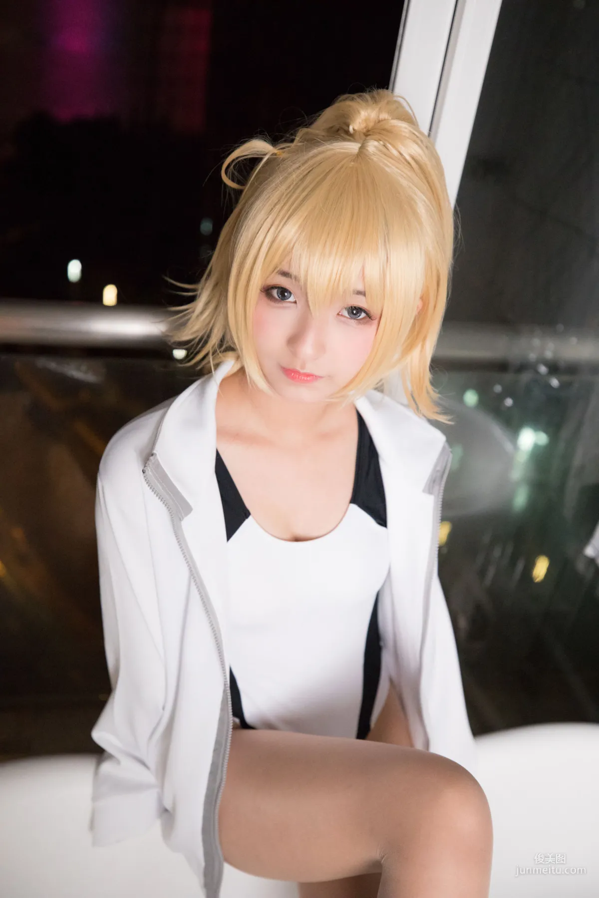 Kagurazaka Mafuyu Jeanne Swimsuit [Cosplay Girl] Photo Set photo 52