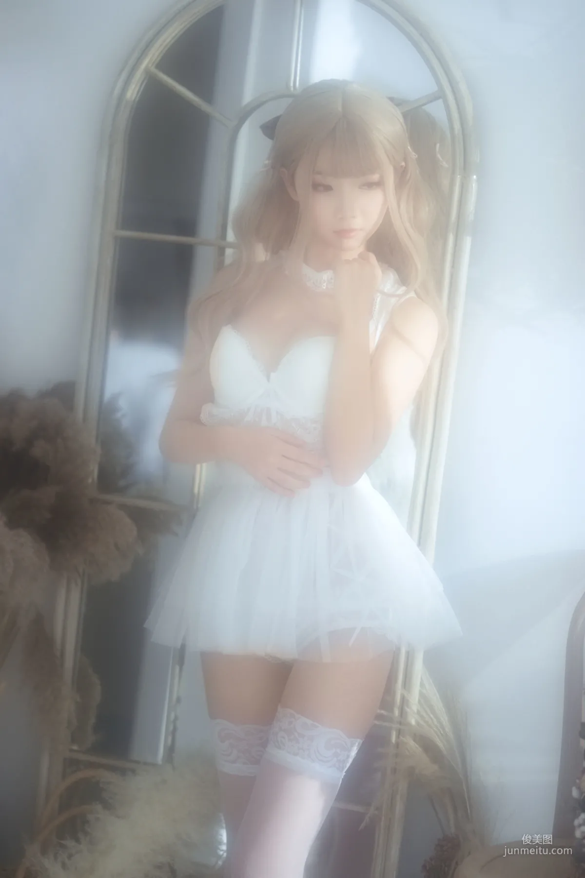 COSER Mianbing Xianer, Retro Lingerie Set [Cosplay] Photo Set photo 12