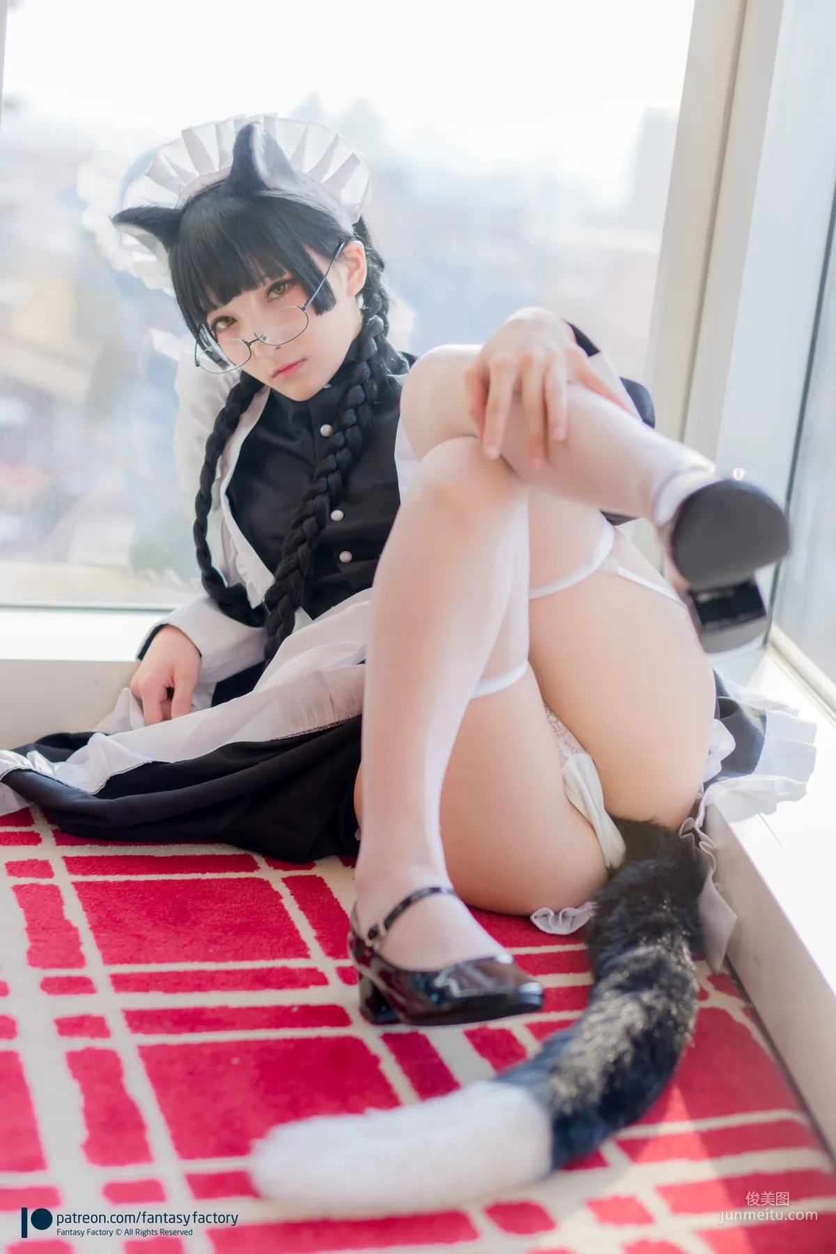 COSER小丁《黑猫女仆》 [Fantasy Factory] 写真集13