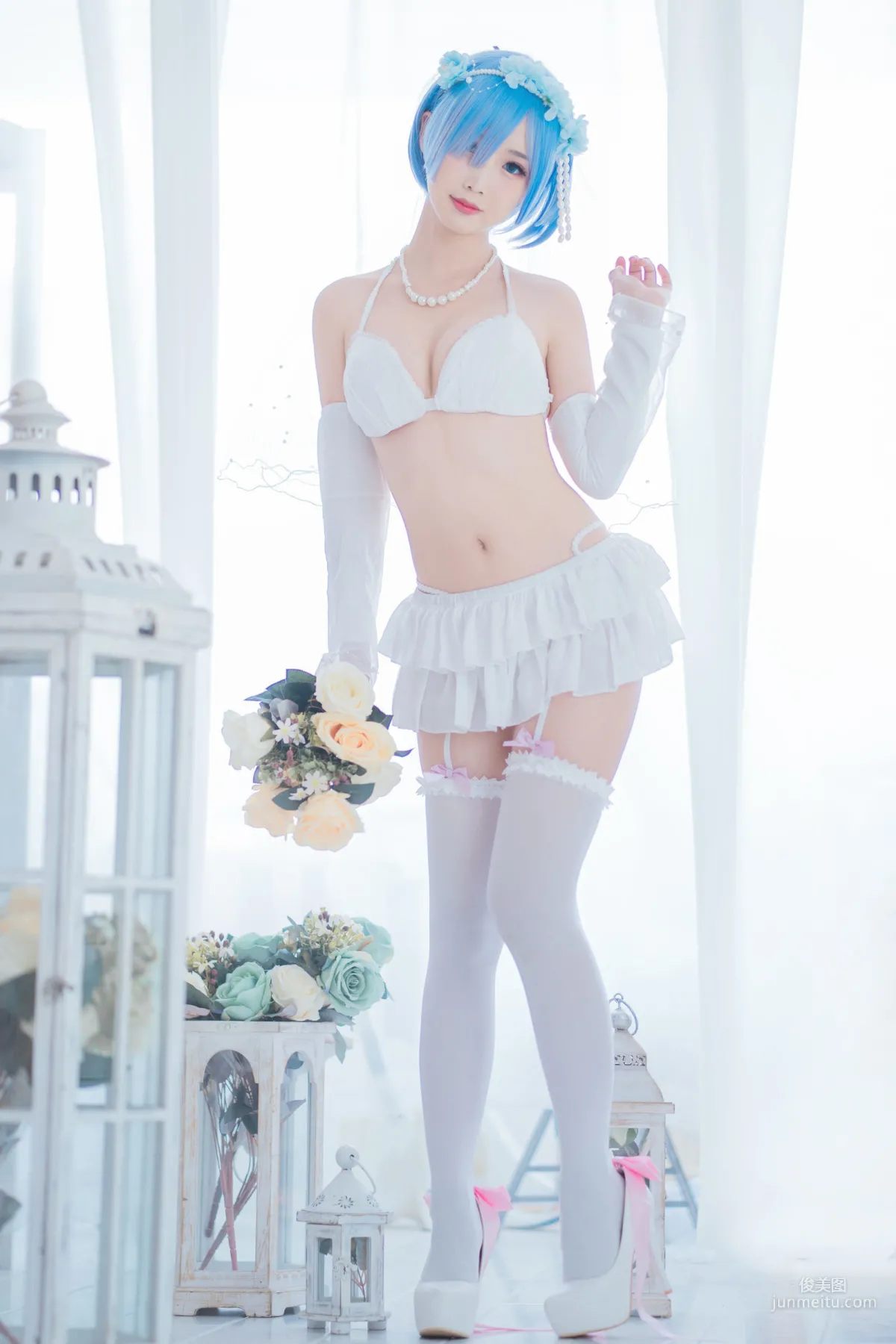 Mianbing Xianer Bride Rem [Cosplay] Photo Set photo 13