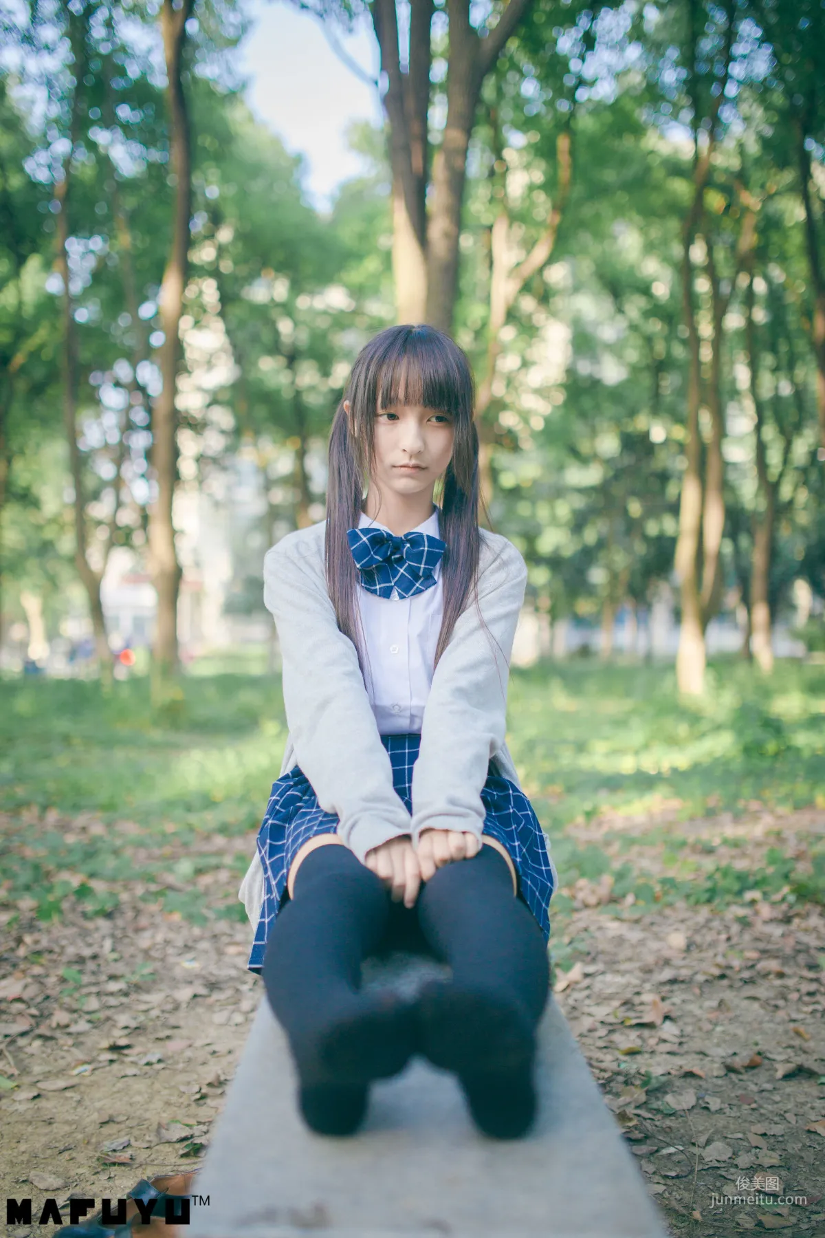 Shenle Banzhen Dong, Sunny School Uniform Series [COSPLAY Beauty] Photo Set photo 52