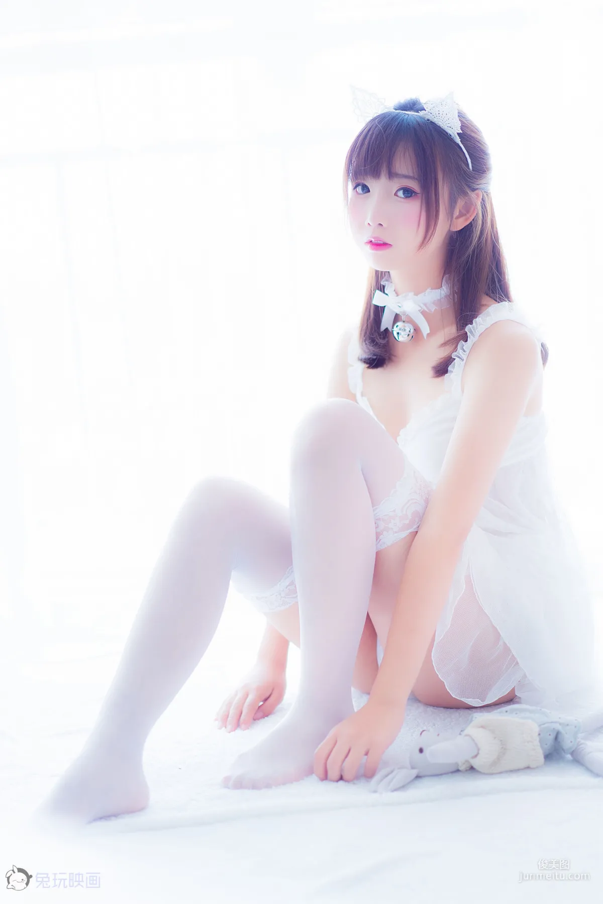 面饼仙儿《吊带睡衣》 [福利COSPLAY] 写真集9