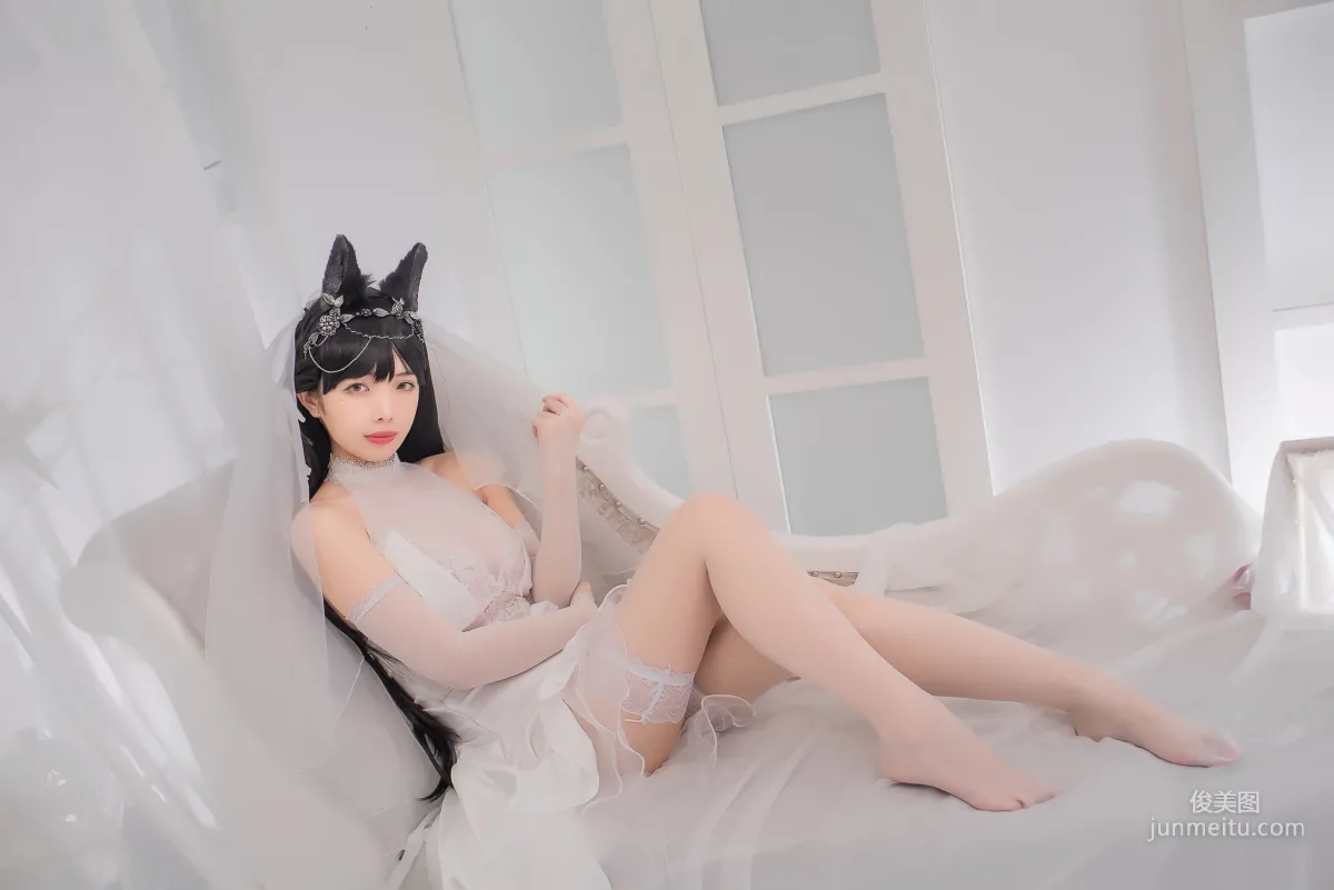 Wenmei Bujiang Daoli, Atago Bride [COSPLAY Web Idols] Photo Set photo 9