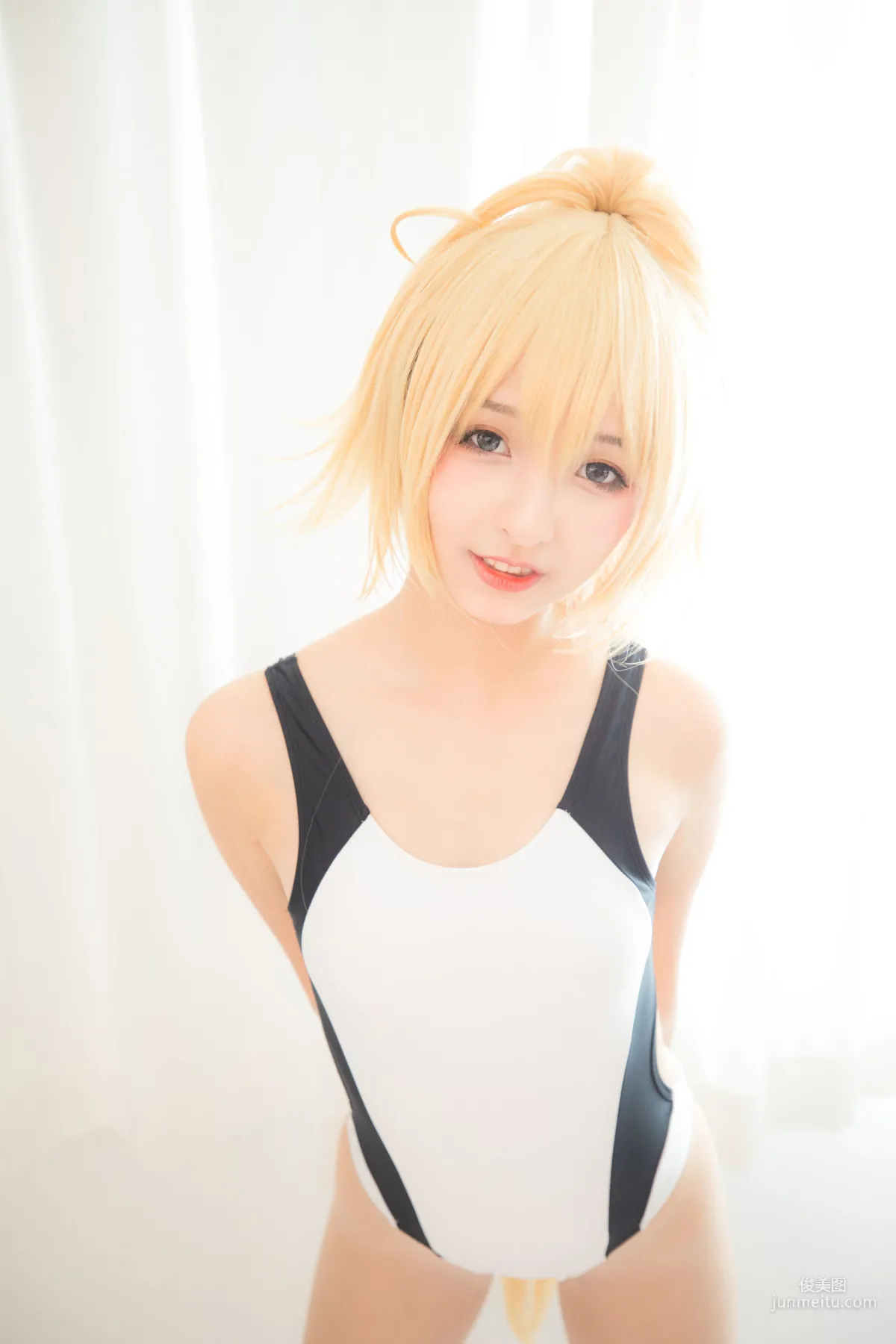 Kagurazaka Mafuyu Jeanne Swimsuit [Cosplay Girl] Photo Set photo 14