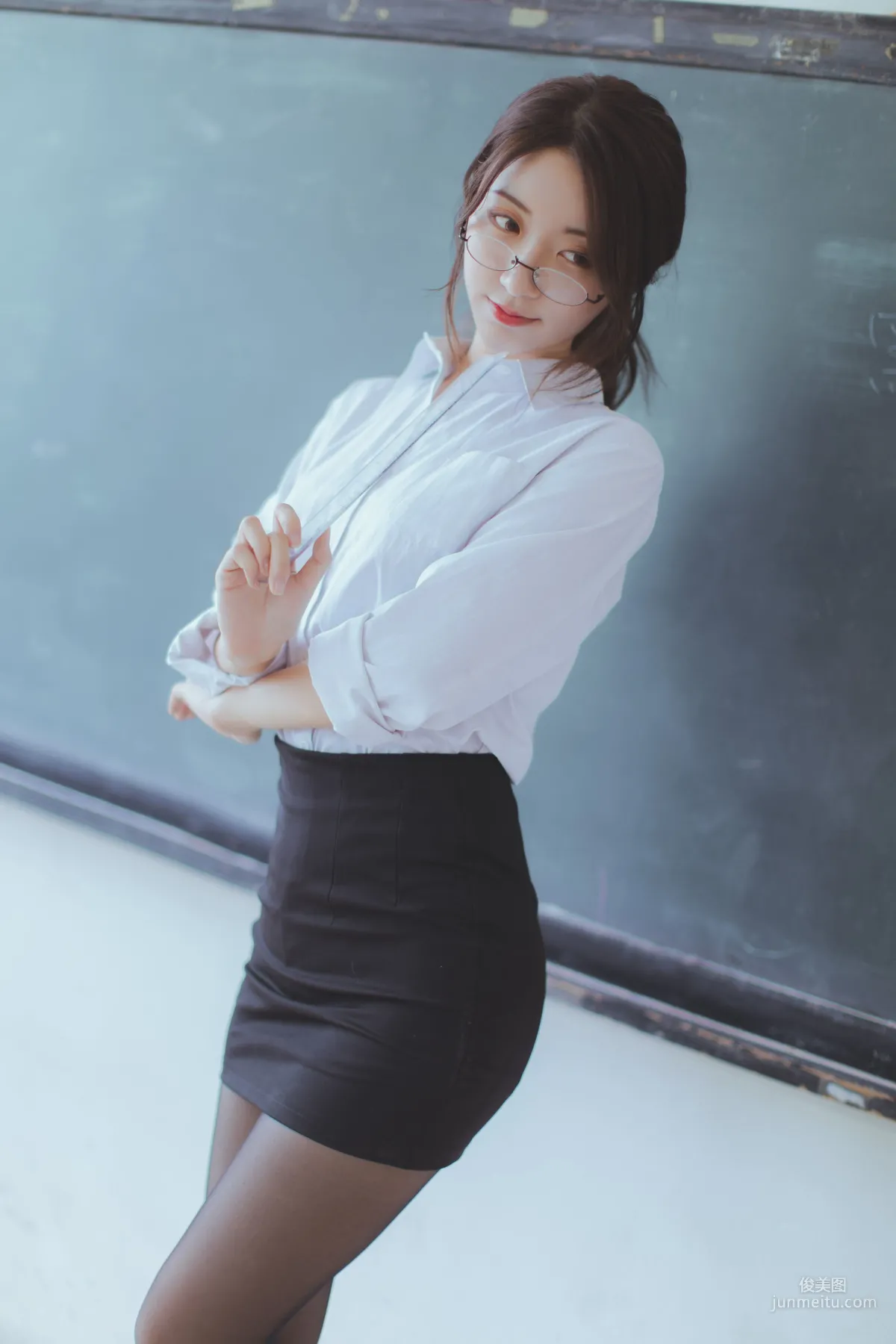 COSER黑川《黑丝教师》  [COSPLAY福利] 写真集36