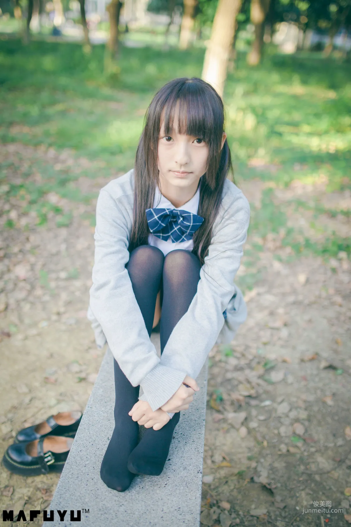 Shenle Banzhen Dong, Sunny School Uniform Series [COSPLAY Beauty] Photo Set photo 53