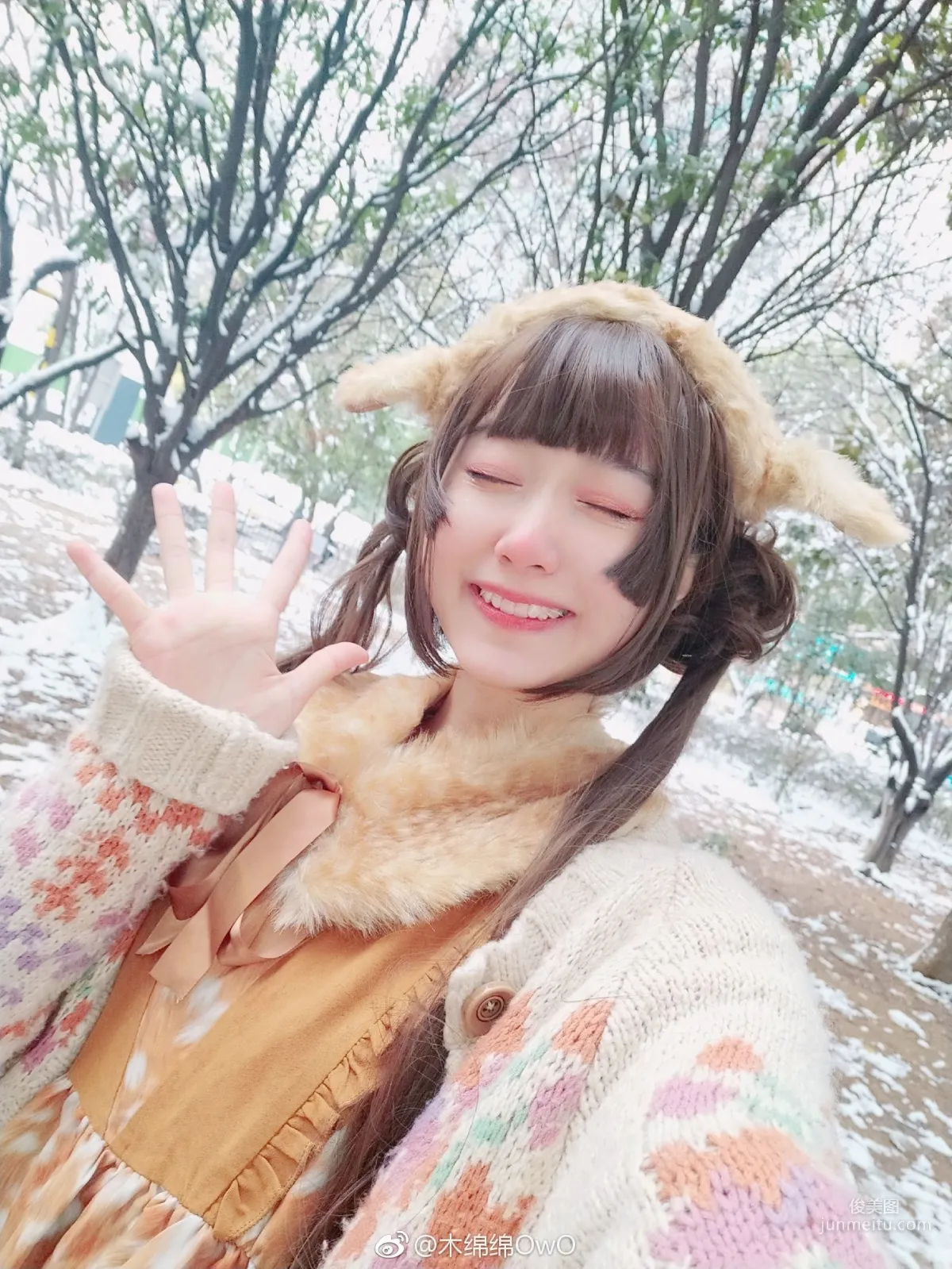 Cute Girl Mu Mianmian OwO, Weibo Life Selfies [Cosplay Beauty] Photo Set photo 42