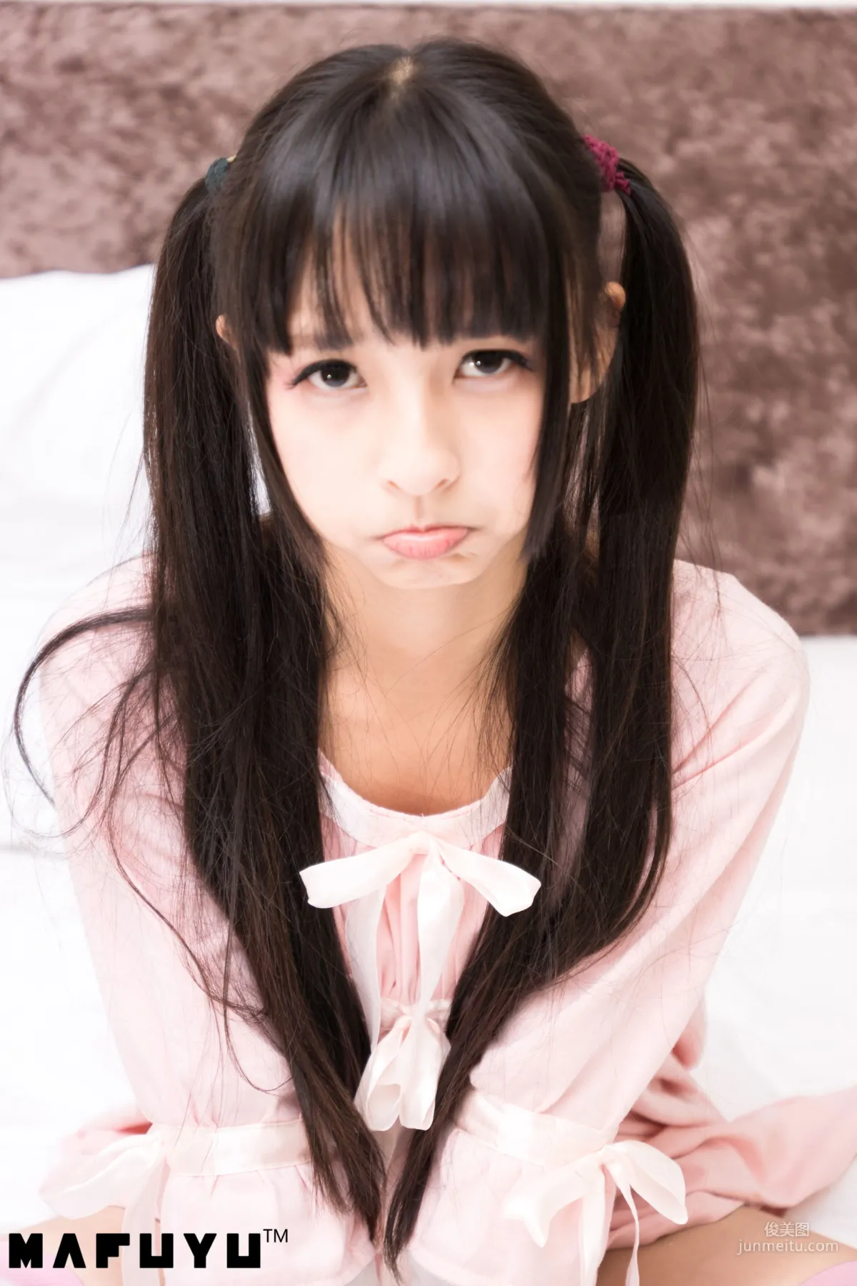 Shenle Banzhen Dong, Pink and White Stripes Series [Cosplay Collection] Photo Set photo 2