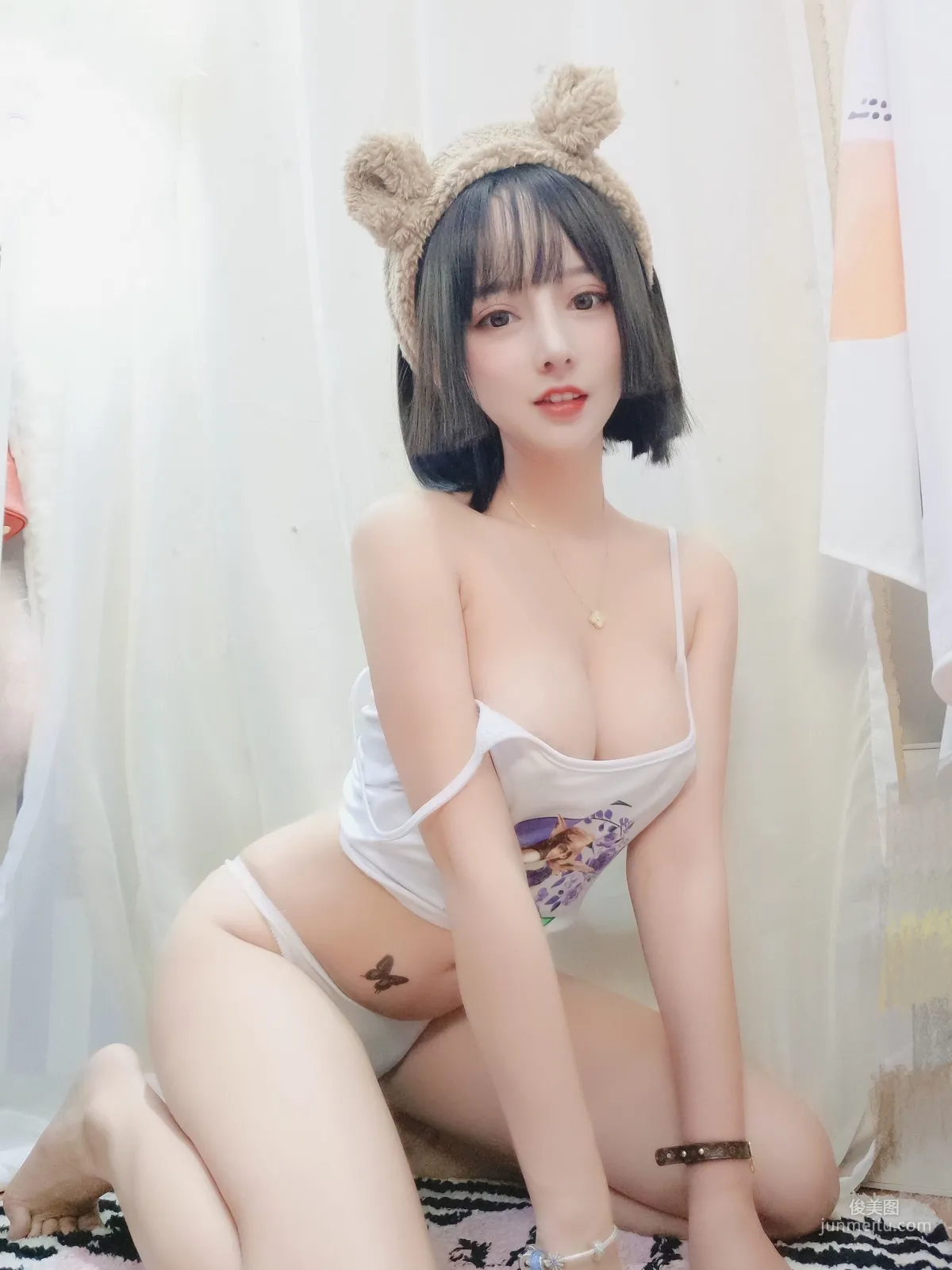 COSER Mixianxian sama, Cute Little Bear Girl [COSPLAY Girl] Photo Set photo 7
