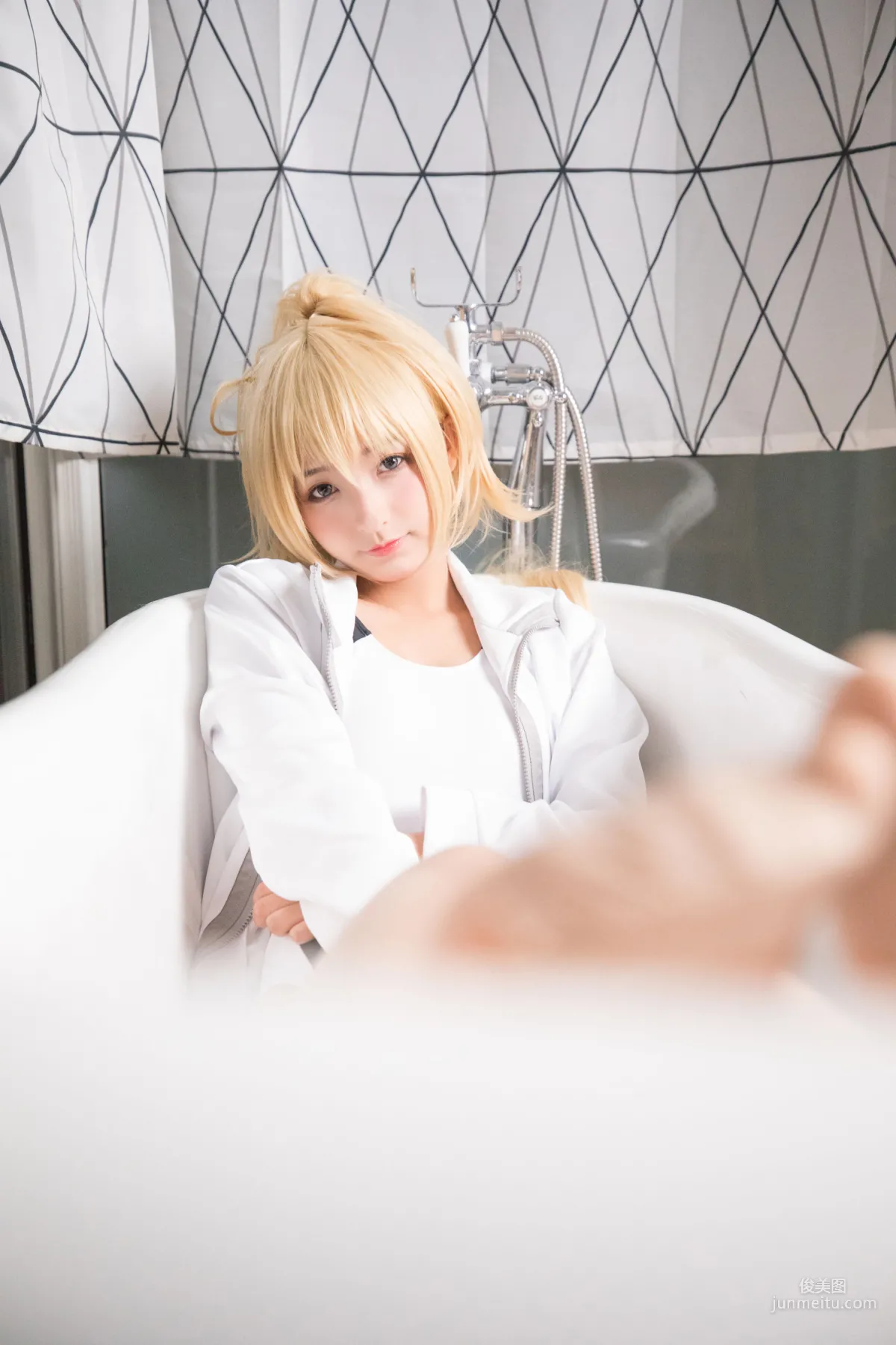 Kagurazaka Mafuyu Jeanne Swimsuit [Cosplay Girl] Photo Set photo 58