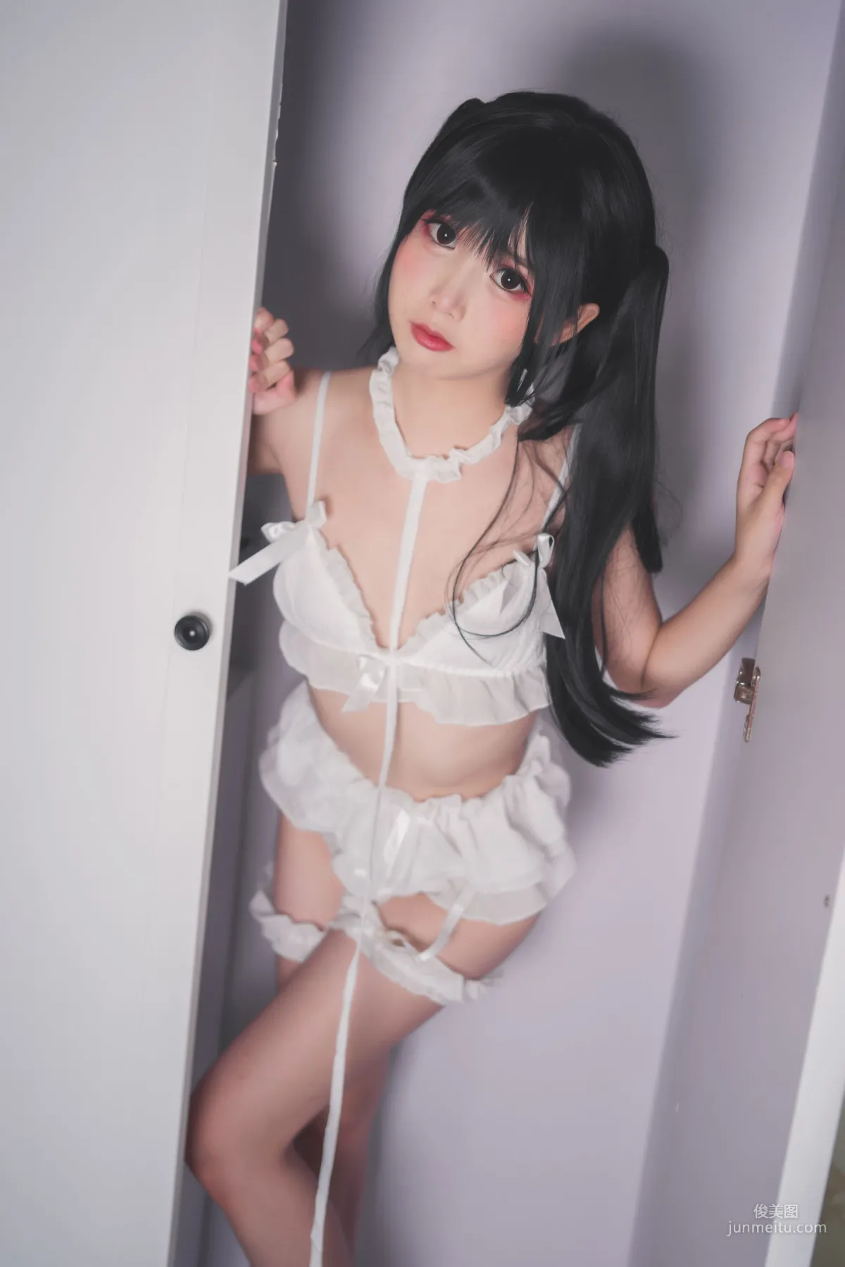 Mianbing Xianer Girl in the Brain White Underwear [Cosplay Collection] Photo Set photo 17