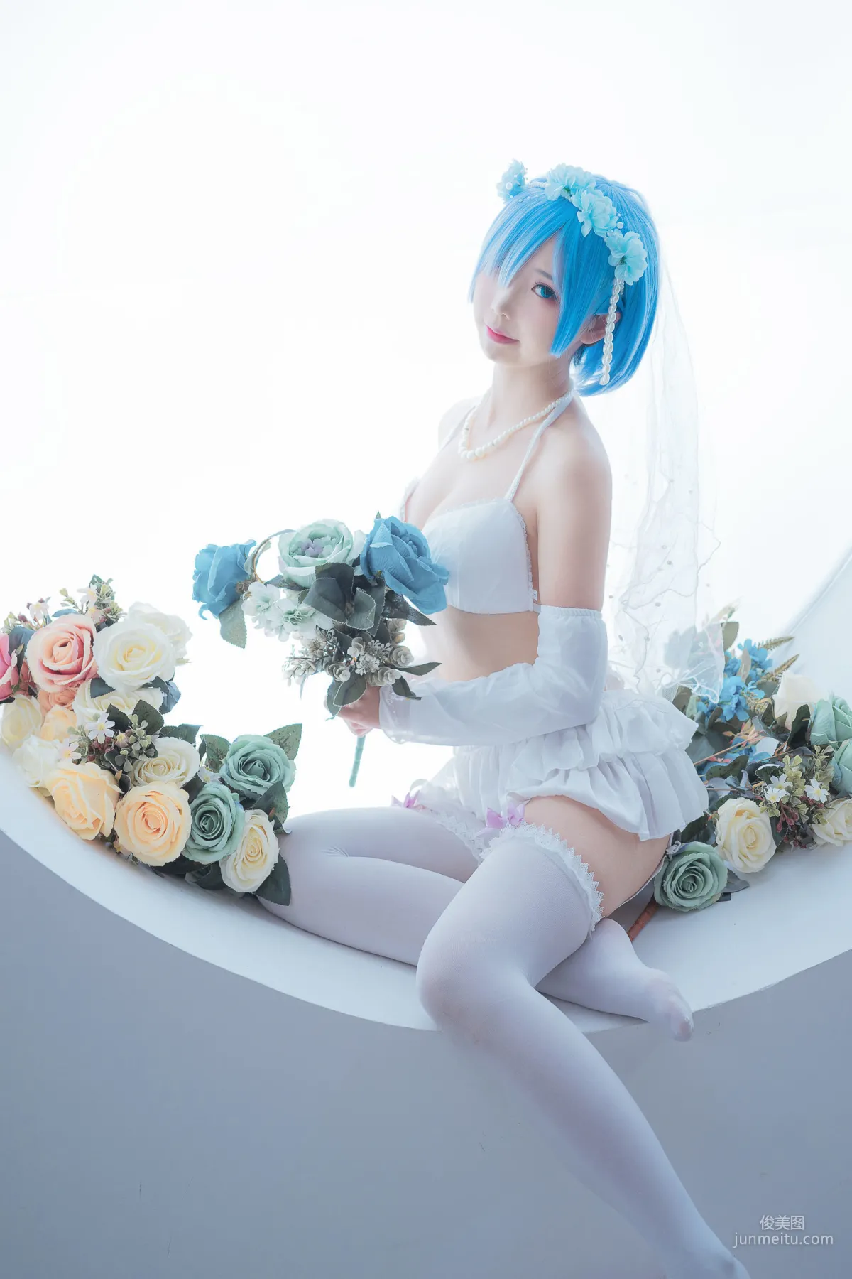 Mianbing Xianer Bride Rem [Cosplay] Photo Set photo 18