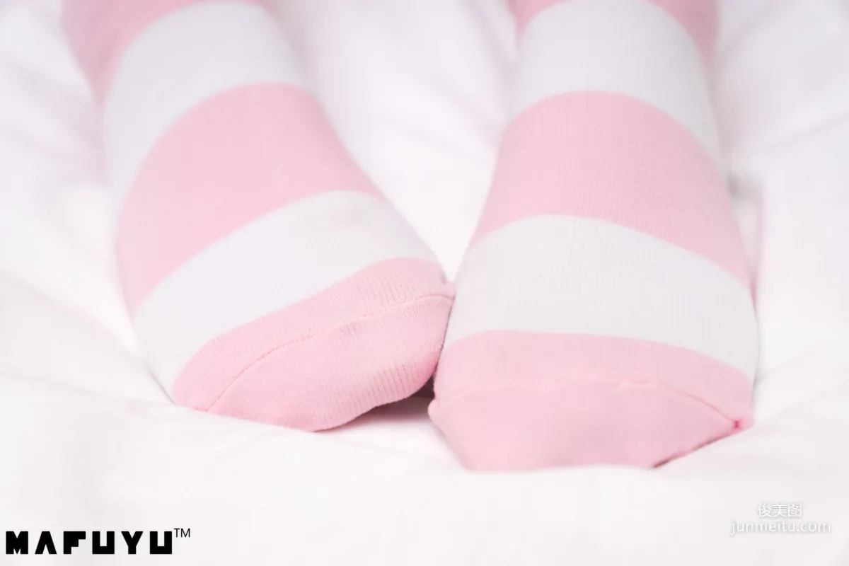 Shenle Banzhen Dong, Pink and White Stripes Series [Cosplay Collection] Photo Set photo 66