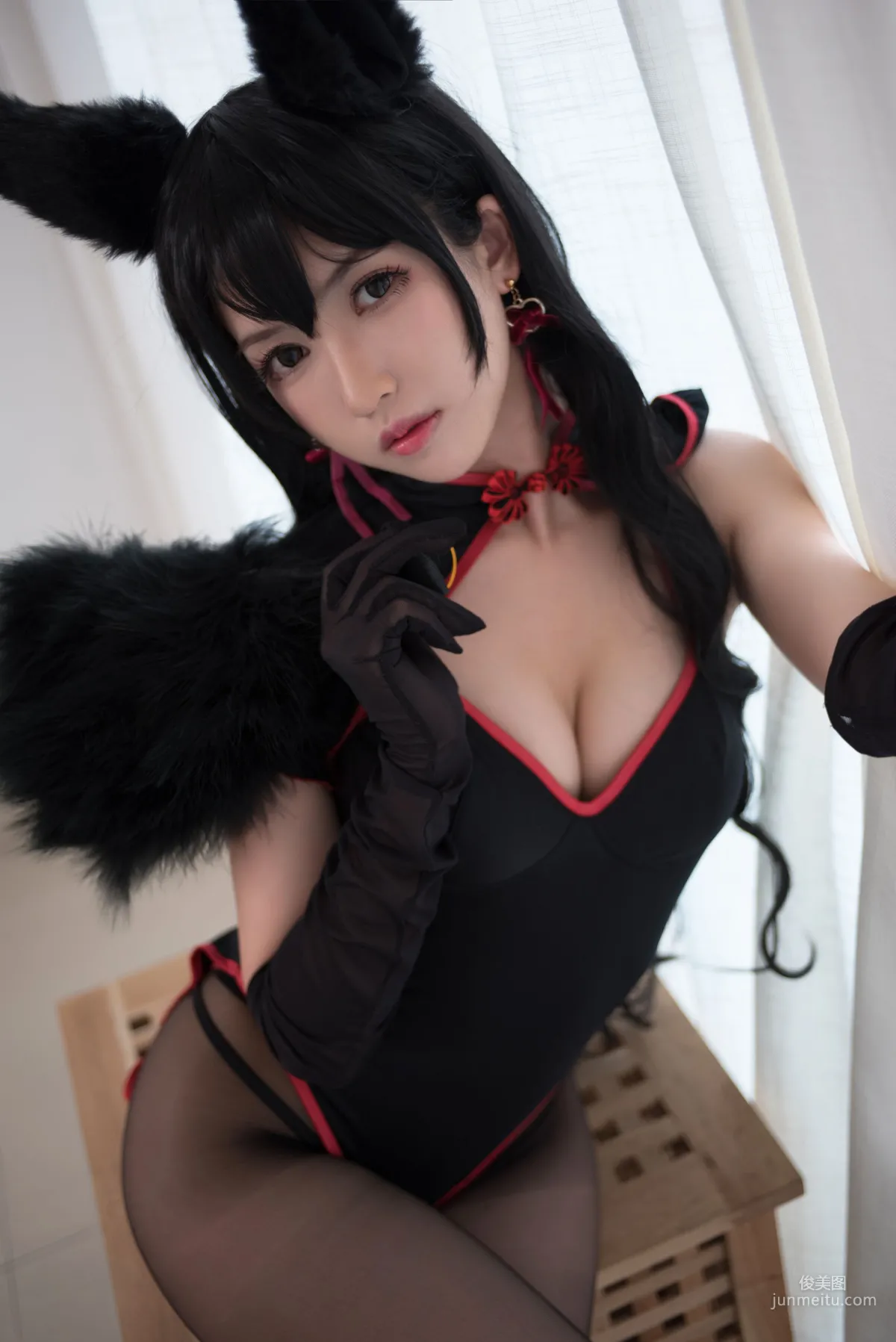 鳗魚霏兒《獸耳+黑絲》 [COSPLAY美女] 寫真集 12